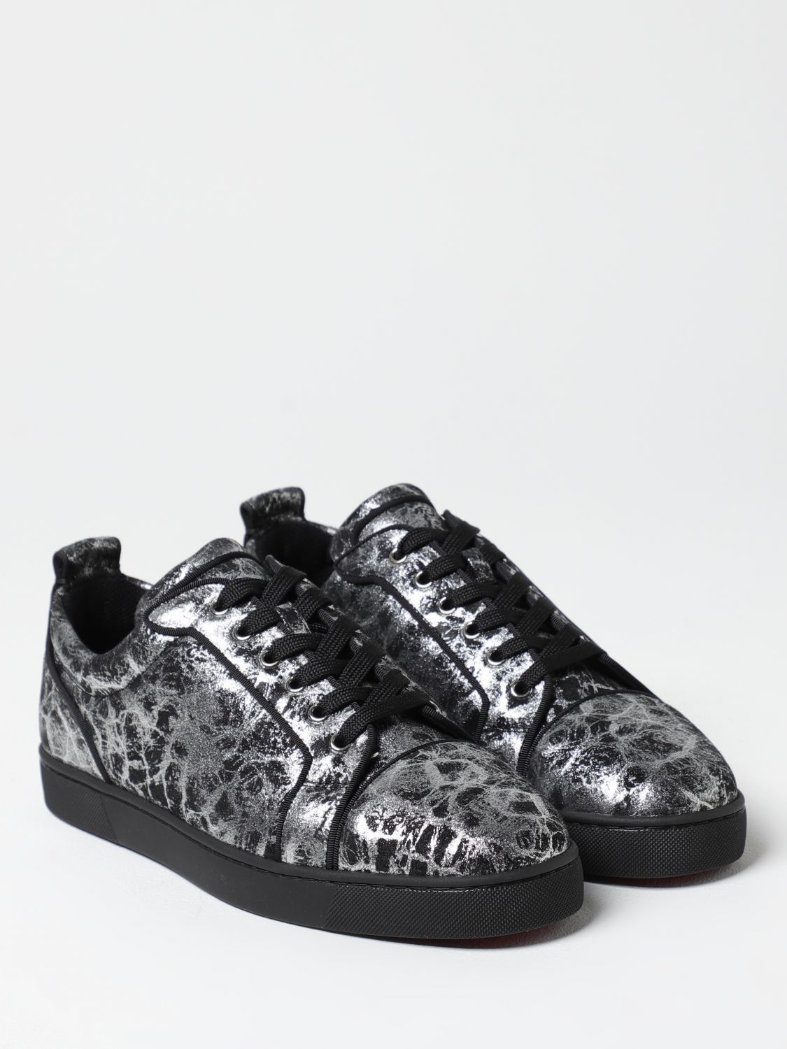 Christian Louboutin os11x0126 Louis Junior Sneakers in Black Size US 9.5 / EU 42-43 - 2 Thumbnail