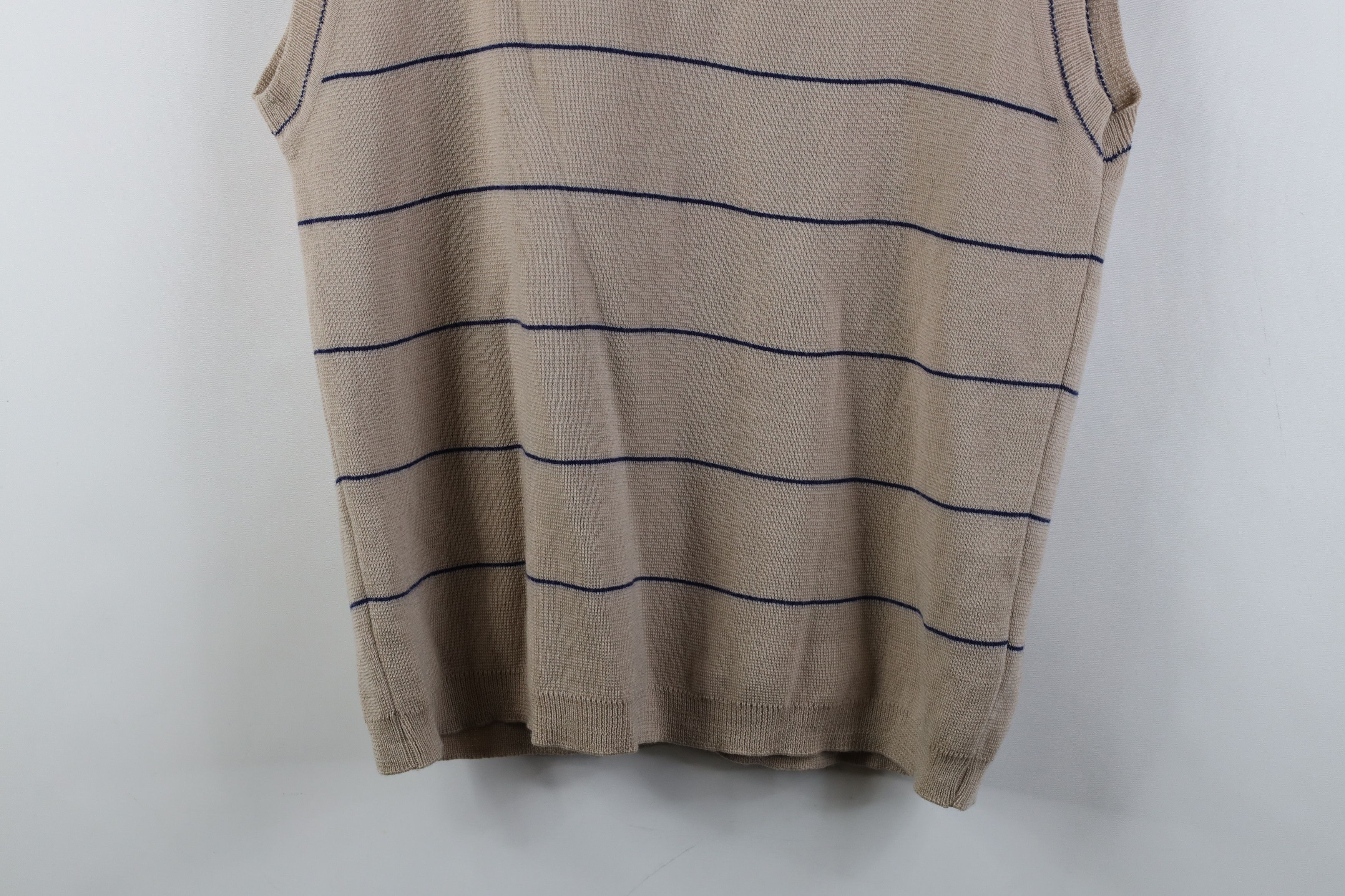 Vintage Vintage 50s 60s Streetwear Striped Cardigan Sweater Vest Size US S / EU 44-46 / 1 - 14 Thumbnail
