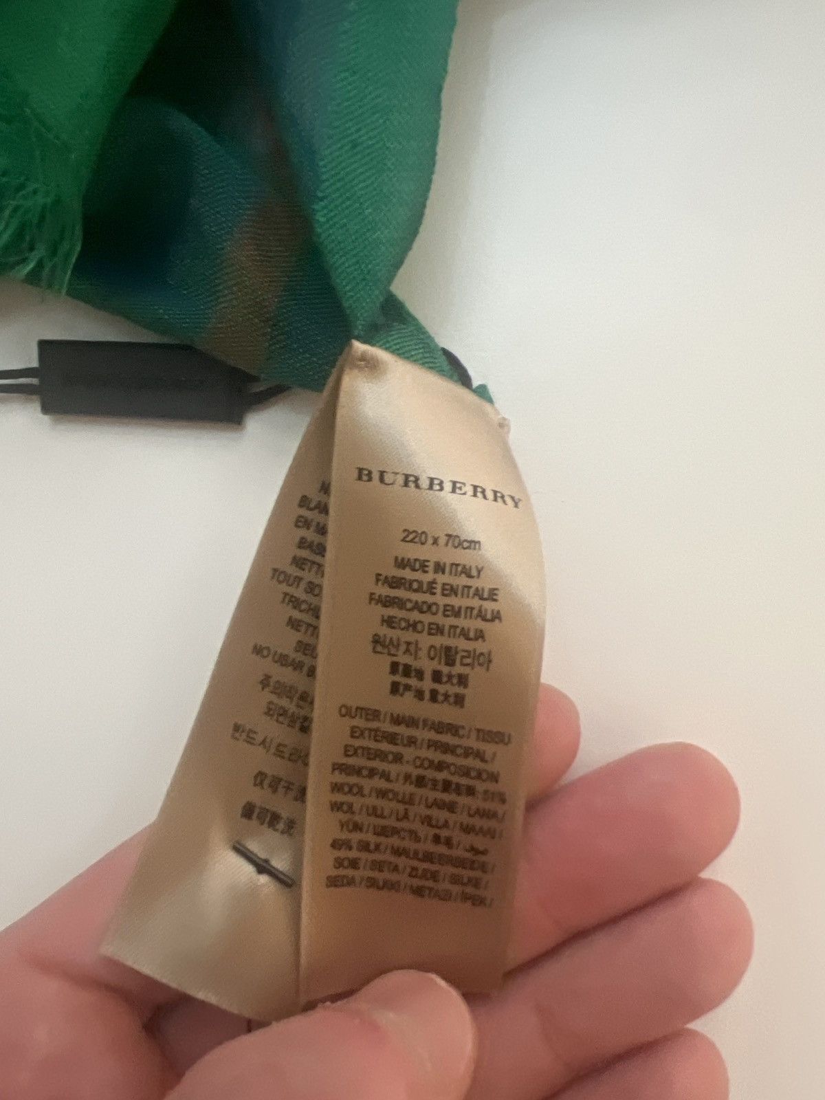 Burberry Burberry Scarf Size ONE SIZE - 6 Thumbnail