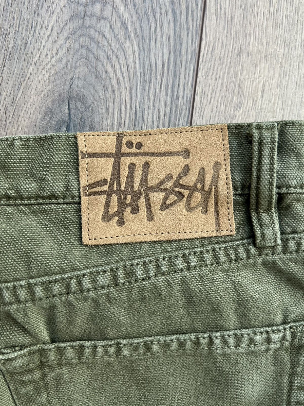 Stussy Stussy Big Ol Jean Olive Green 28 Size US 28 / EU 44 - 6 Thumbnail
