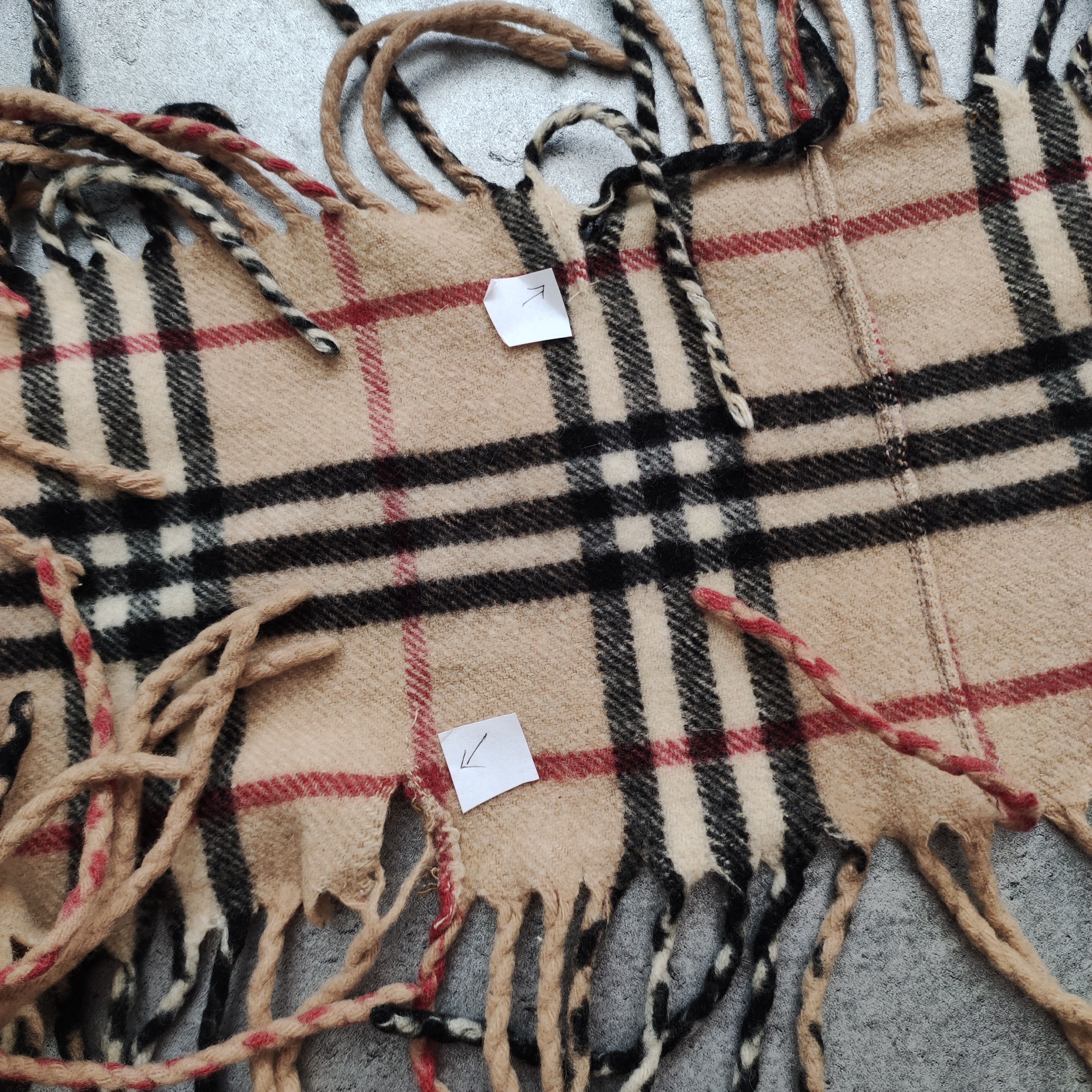 Burberry RARE Vintage 90s Burberrys London Checkered Nova Scarve Size ONE SIZE - 6 Thumbnail