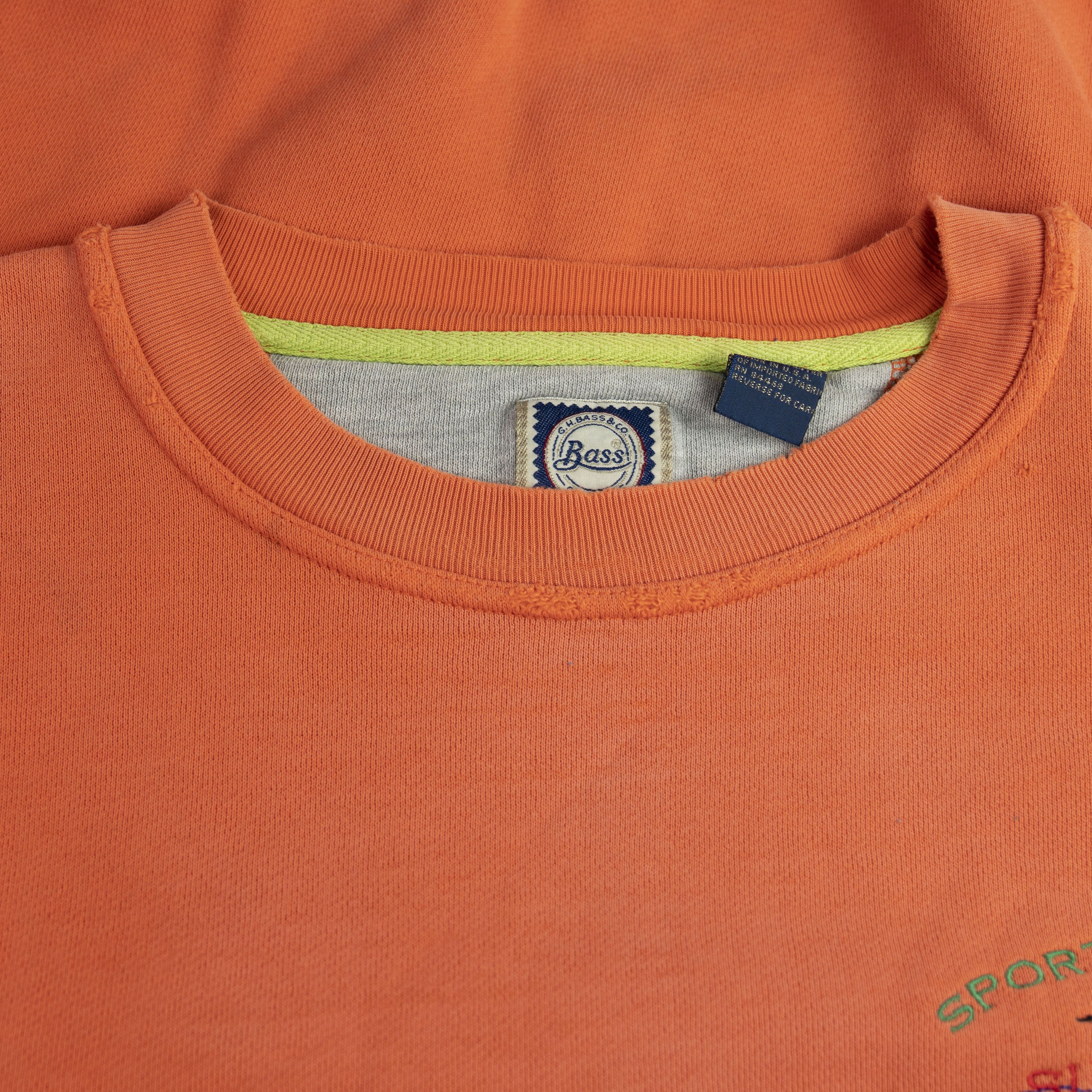 Vintage Vintage 1990's Sport Fishing Supply Thrashed Crewneck Faded Size US M / EU 48-50 / 2 - 3 Thumbnail
