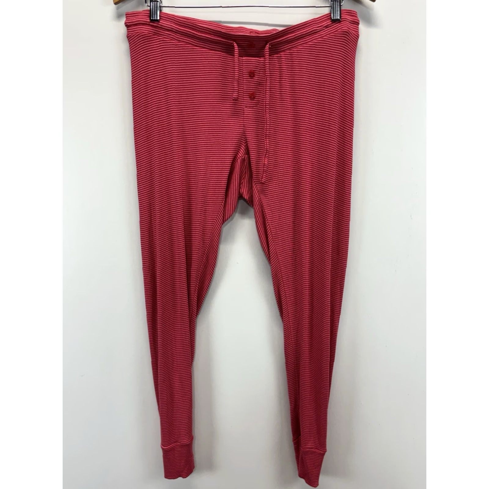 Gap Gap Pajama Set Women Small Pink Red Striped Lounge Comfort Pants Shirt Size S / US 4 / IT 40 - 7 Thumbnail