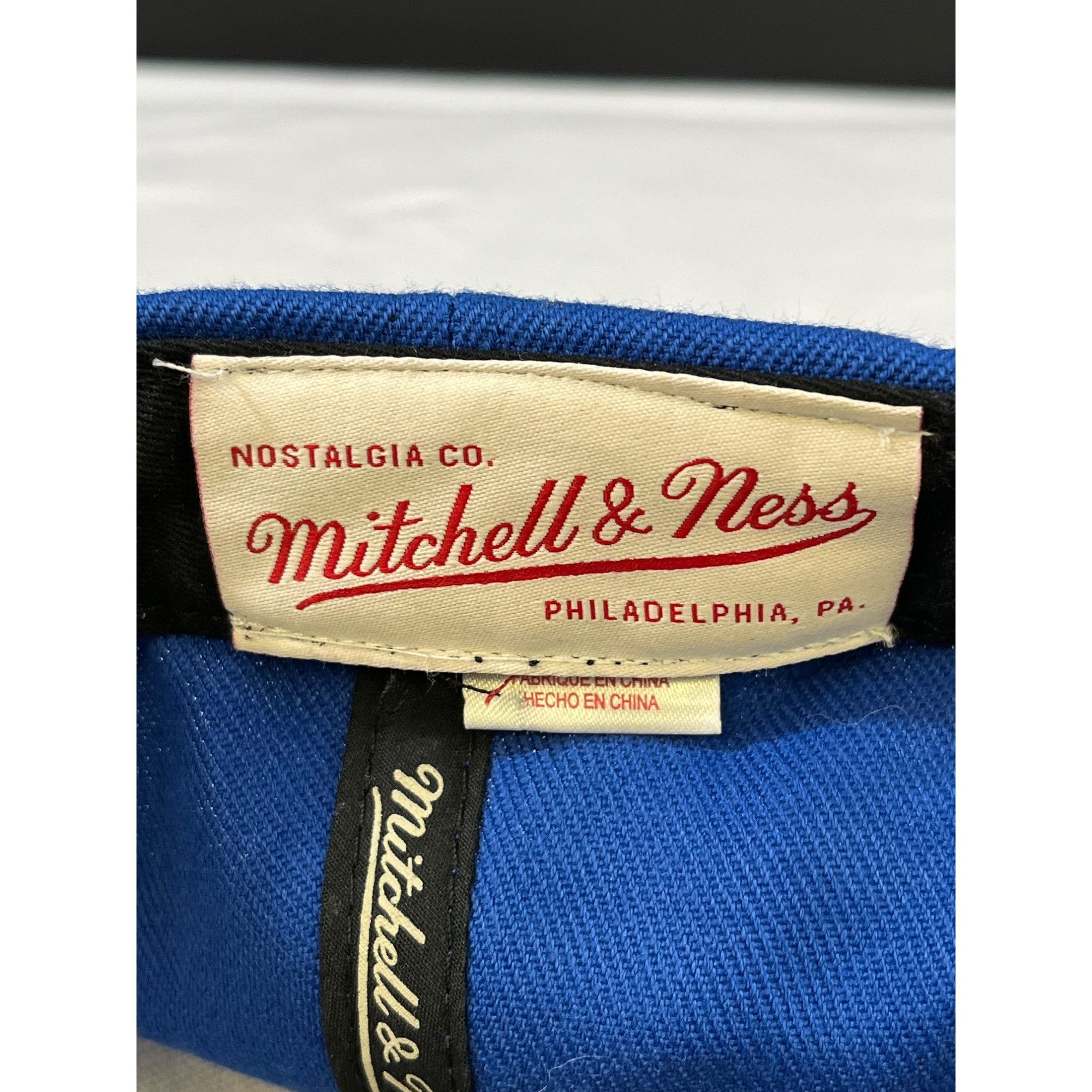 Mitchell & Ness Mitchell & Ness Unisex Blue Philadelphia 76ers Original Fit Size ONE SIZE - 6 Thumbnail