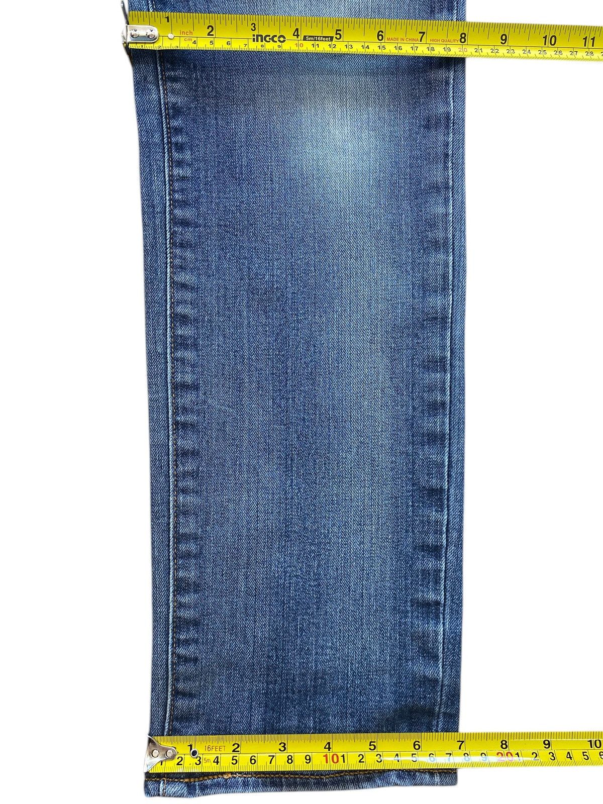 Levi's Levi’s Feded Wash Whiskered Style Straight Leg Jeans Size US 30 / EU 46 - 9 Thumbnail