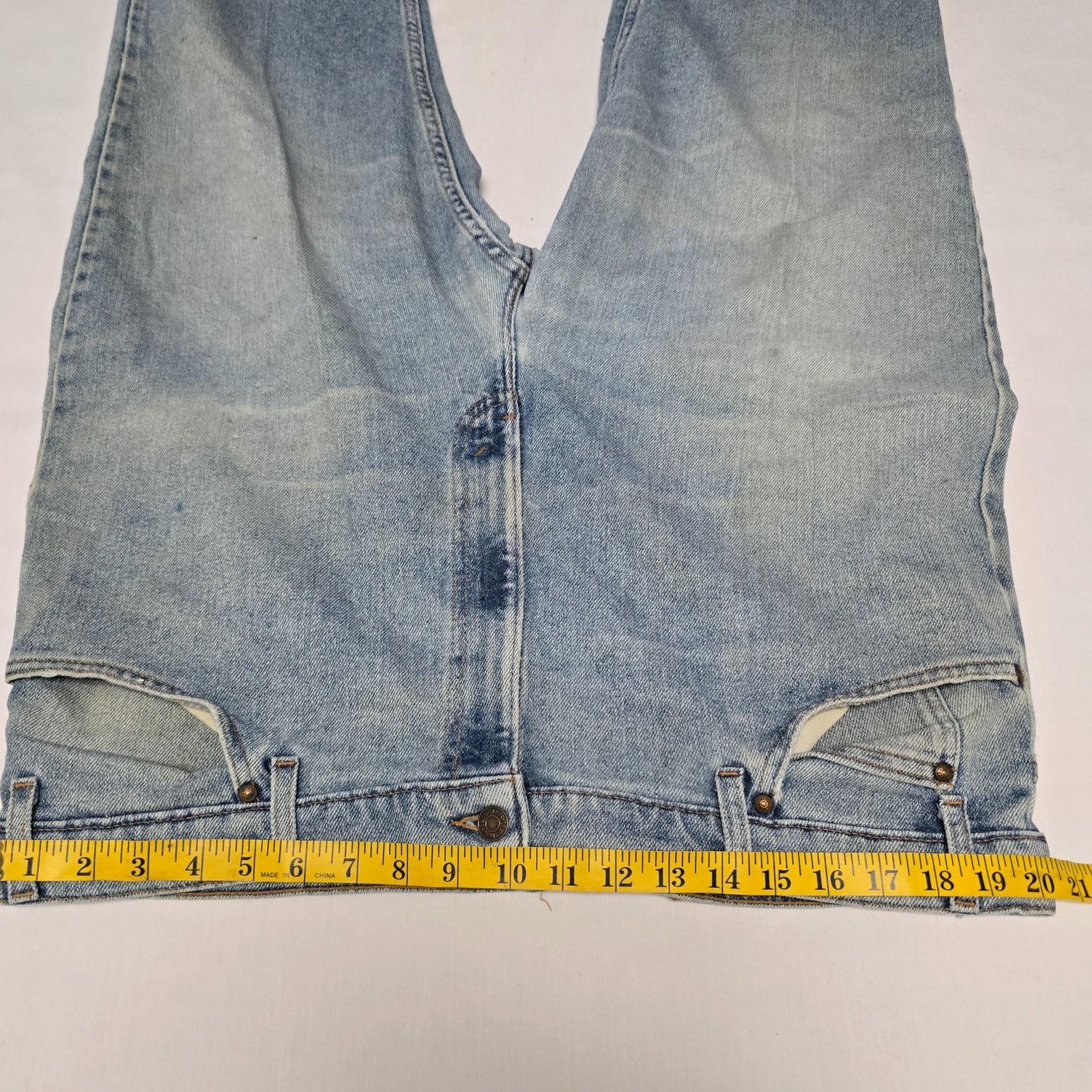 Levi's Levis 540 Flex Denim Jeans Mens 42x30 Light Wash Relaxed Fit Size US 42 / EU 58 - 12 Thumbnail