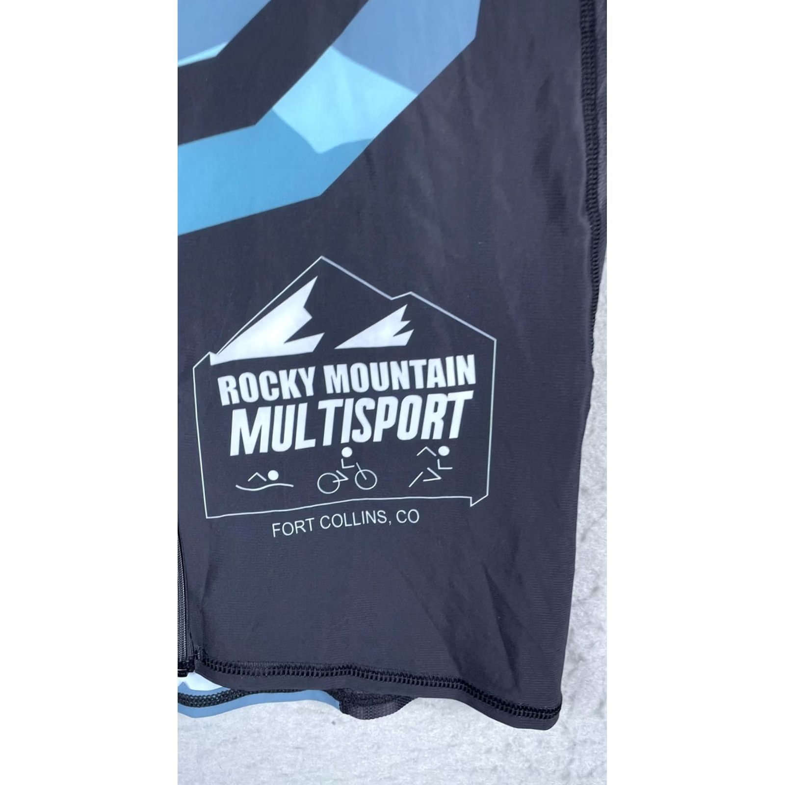 Vintage Garneau Rocky Mountain Mens Medium Blue Tank Jersey Full Zip Multisport Size US M / EU 48-50 / 2 - 2 Thumbnail