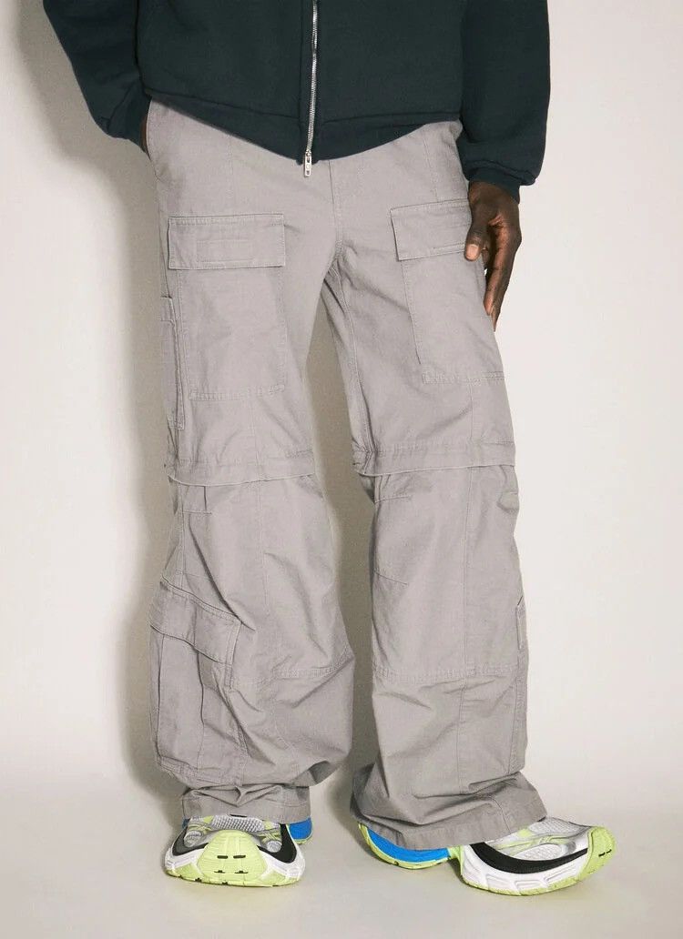 Balenciaga Balenciaga Grey Flared Cargo Pants Size US 38 / EU 54 - 5 Thumbnail