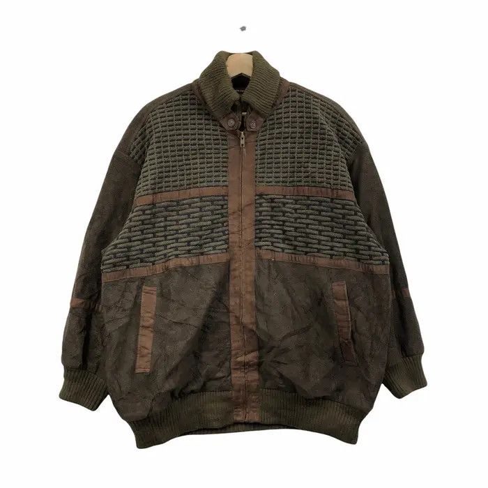 Japanese Brand Vtg LINDBERGH FASHION JAPAN Nova Checks Houndstooth Jacket Size US XL / EU 56 / 4 - 1 Thumbnail