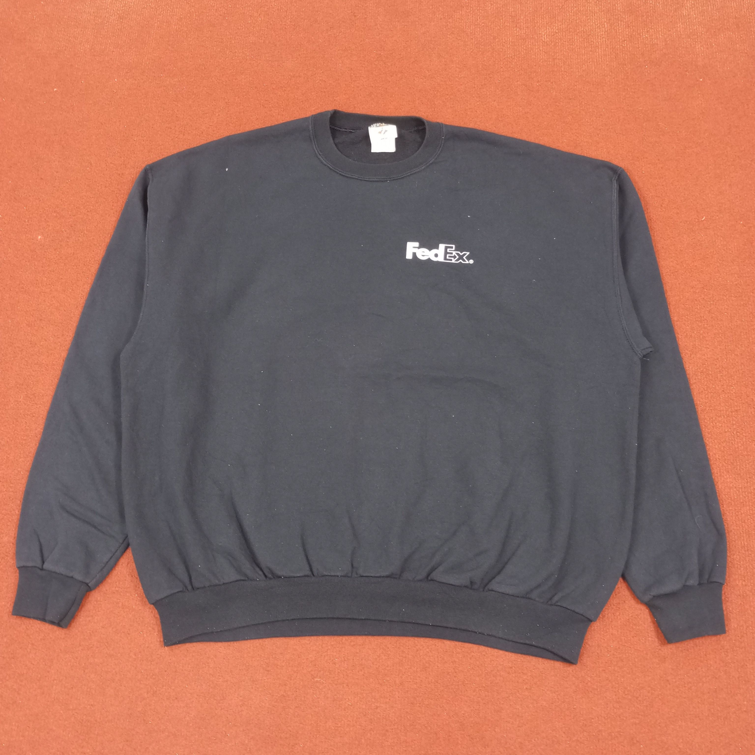 Vintage Fedex Delivery Courier Brand Promo Style Sweatshirt Size US XXL / EU 58 / 5 - 1 Thumbnail