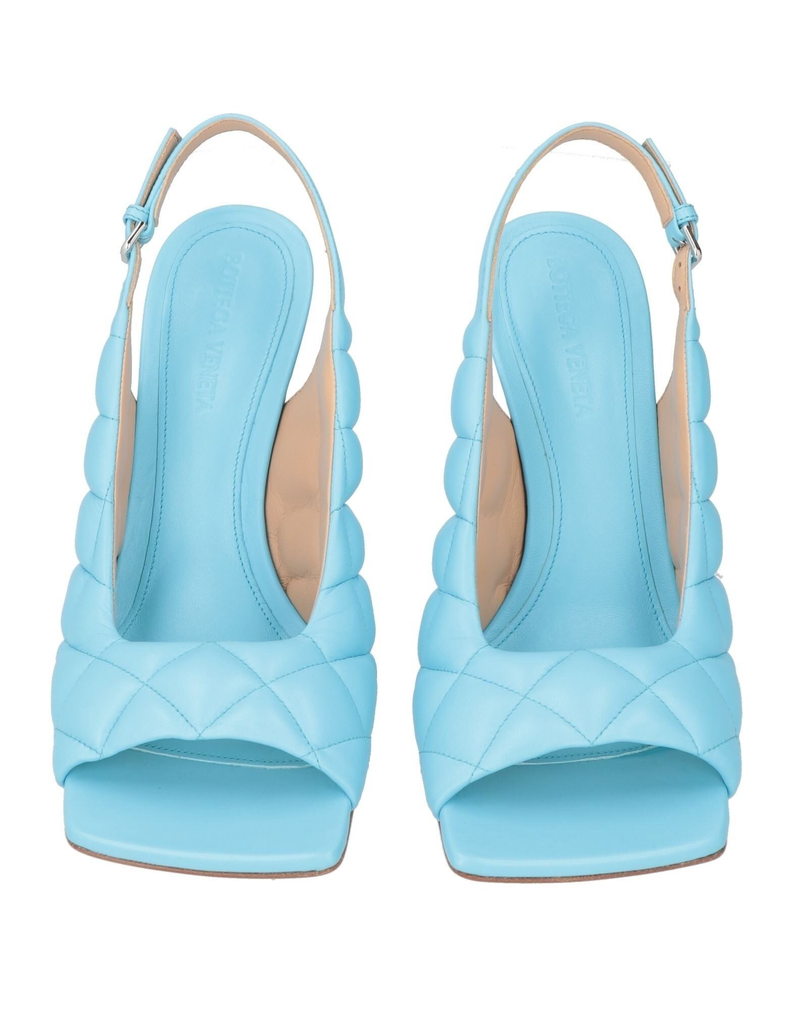Bottega Veneta o1bcso1str0225 Padded Slingback Sandals in Blue Size US 8 / IT 38 - 4 Thumbnail