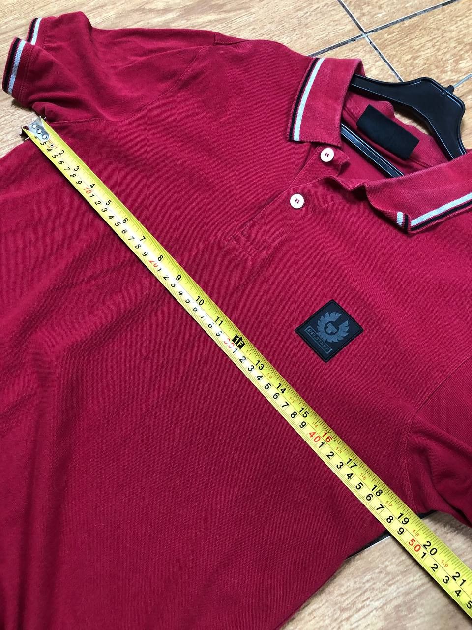 Belstaff Y2K T-Shirt Logo Vintage Size M Red Polo Belstaff Size US M / EU 48-50 / 2 - 10 Thumbnail