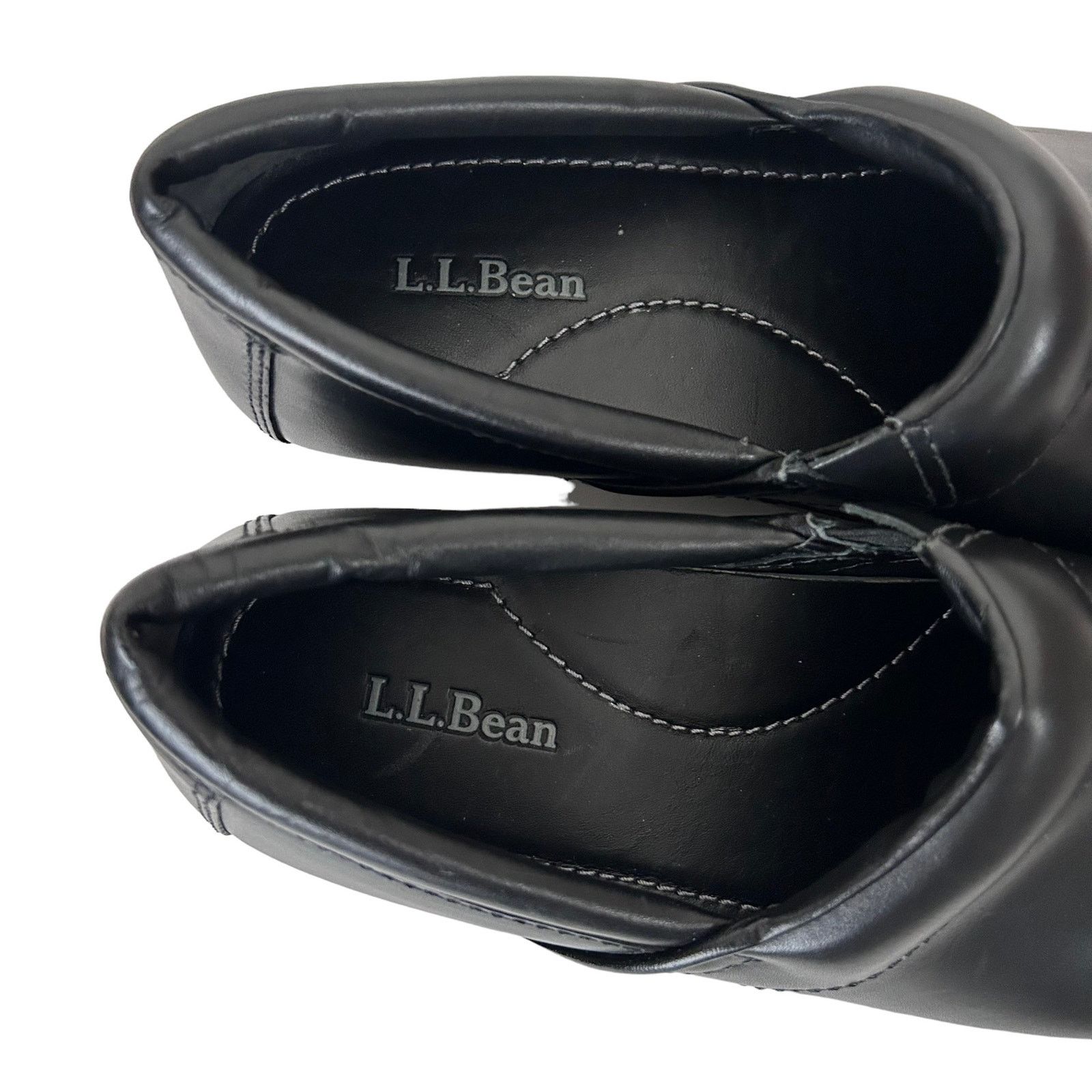 L.L. Bean LL Bean Black Leather Slip On Clogs Sz 7.5 Size US 7.5 / IT 37.5 - 2 Thumbnail