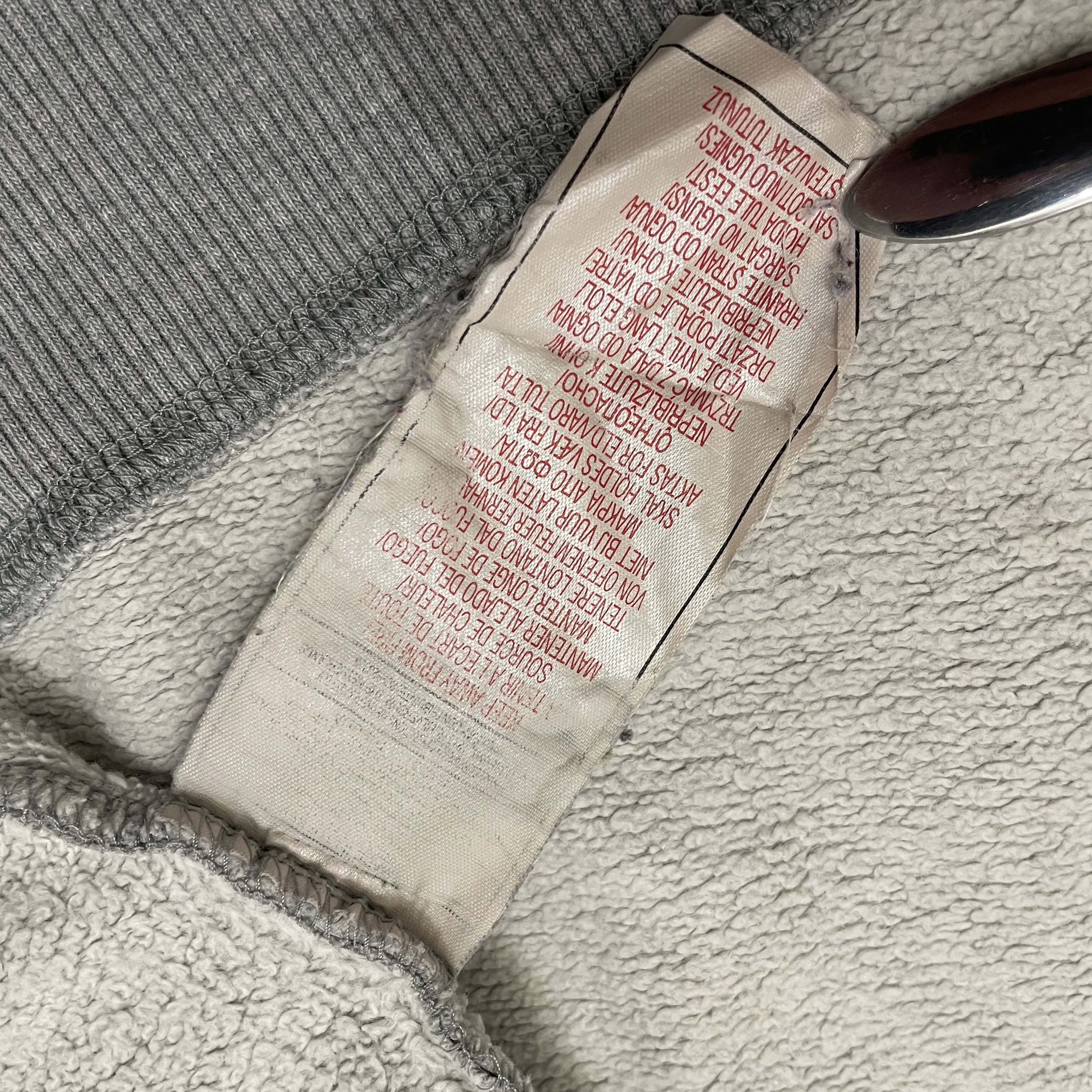 Nike Vintage Y2K Nike Gray Navy Full-Zip Hoodie Skate Grunge size Size US XL / EU 56 / 4 - 11 Thumbnail