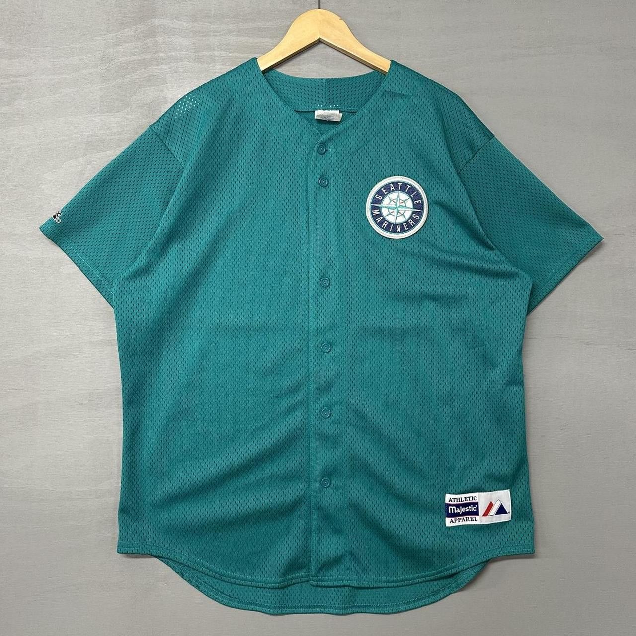 Majestic Vintage Majestic Seattle Mariners 90s Baseball Jersey Large Size US L / EU 52-54 / 3 - 1 Thumbnail