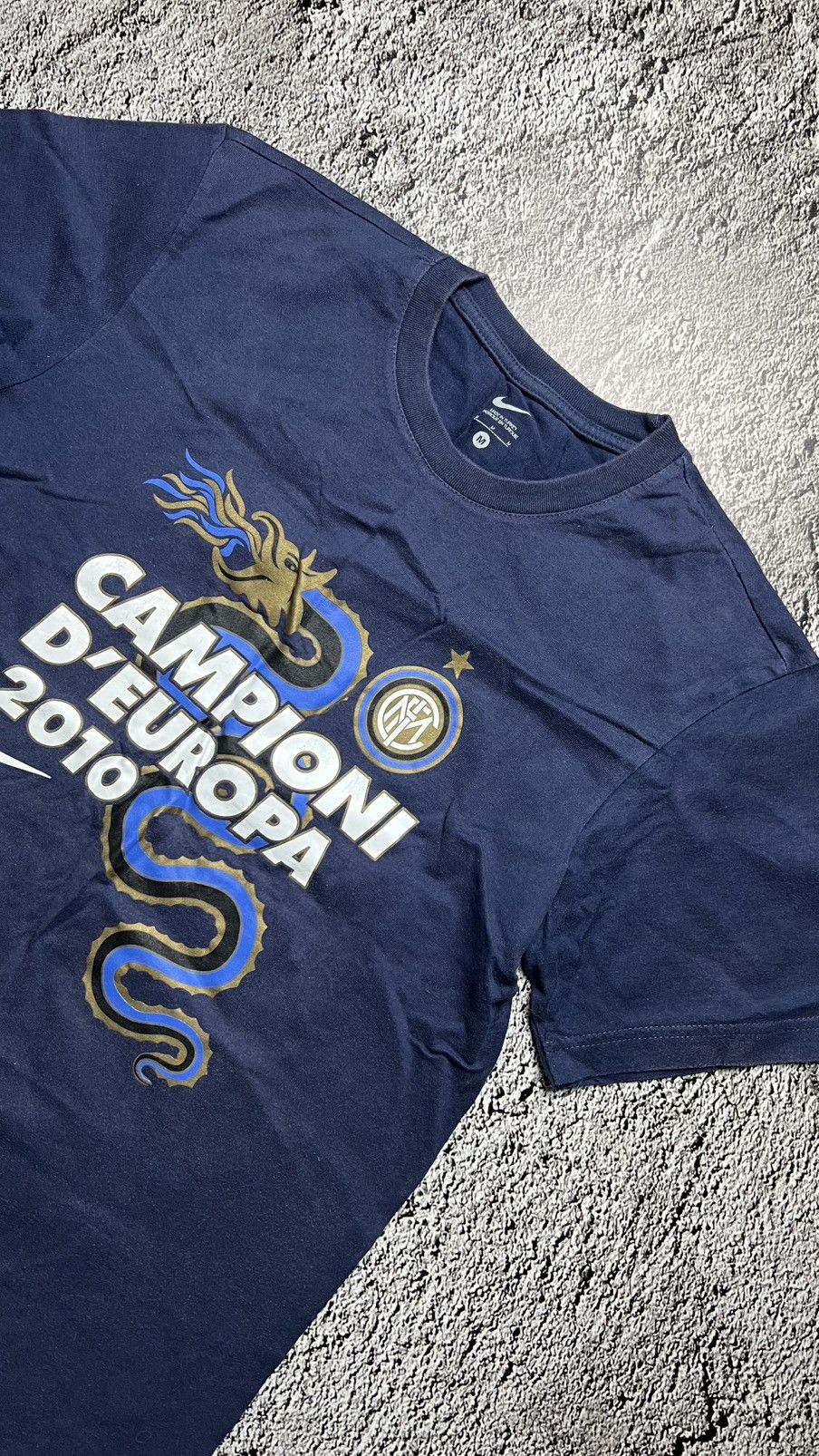 Nike Nike Inter Milan campioni d’europa 2010 vintage t shirt Size US M / EU 48-50 / 2 - 2 Thumbnail