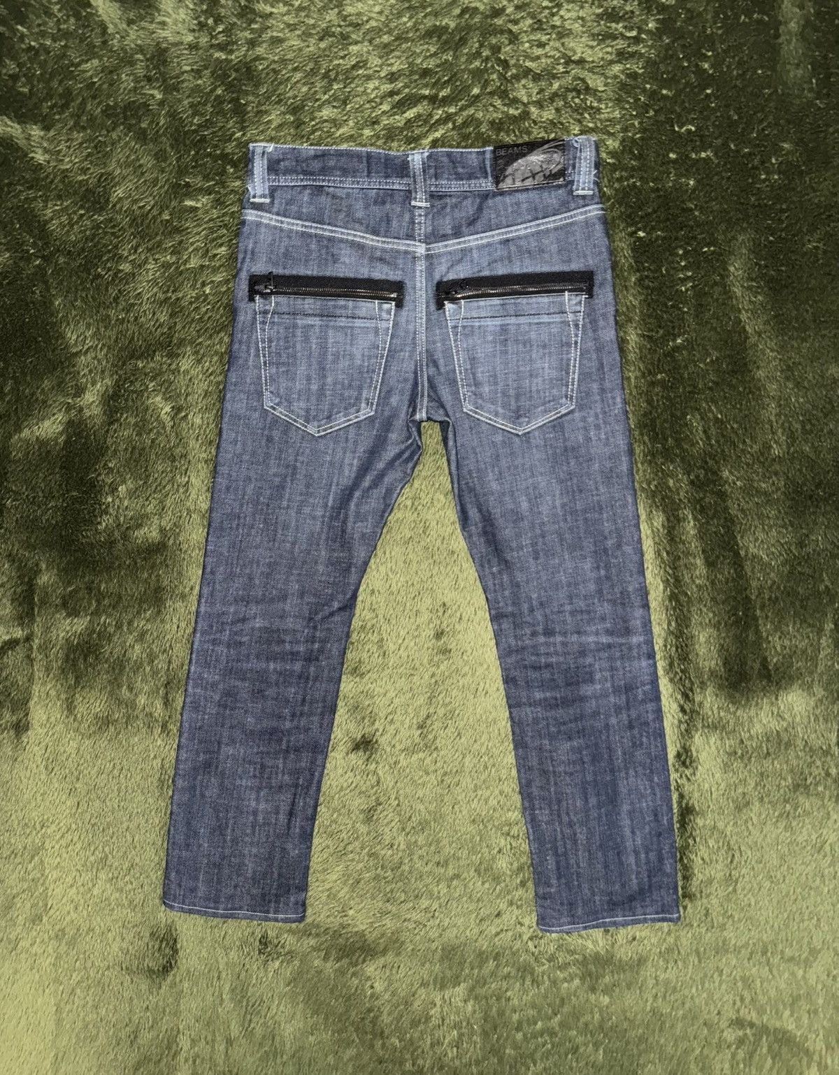 Beams Japan [M] BEAMS JAPAN Zip Pocket Detail Denim Pants Indigo Size US 32 / EU 48 - 9 Thumbnail