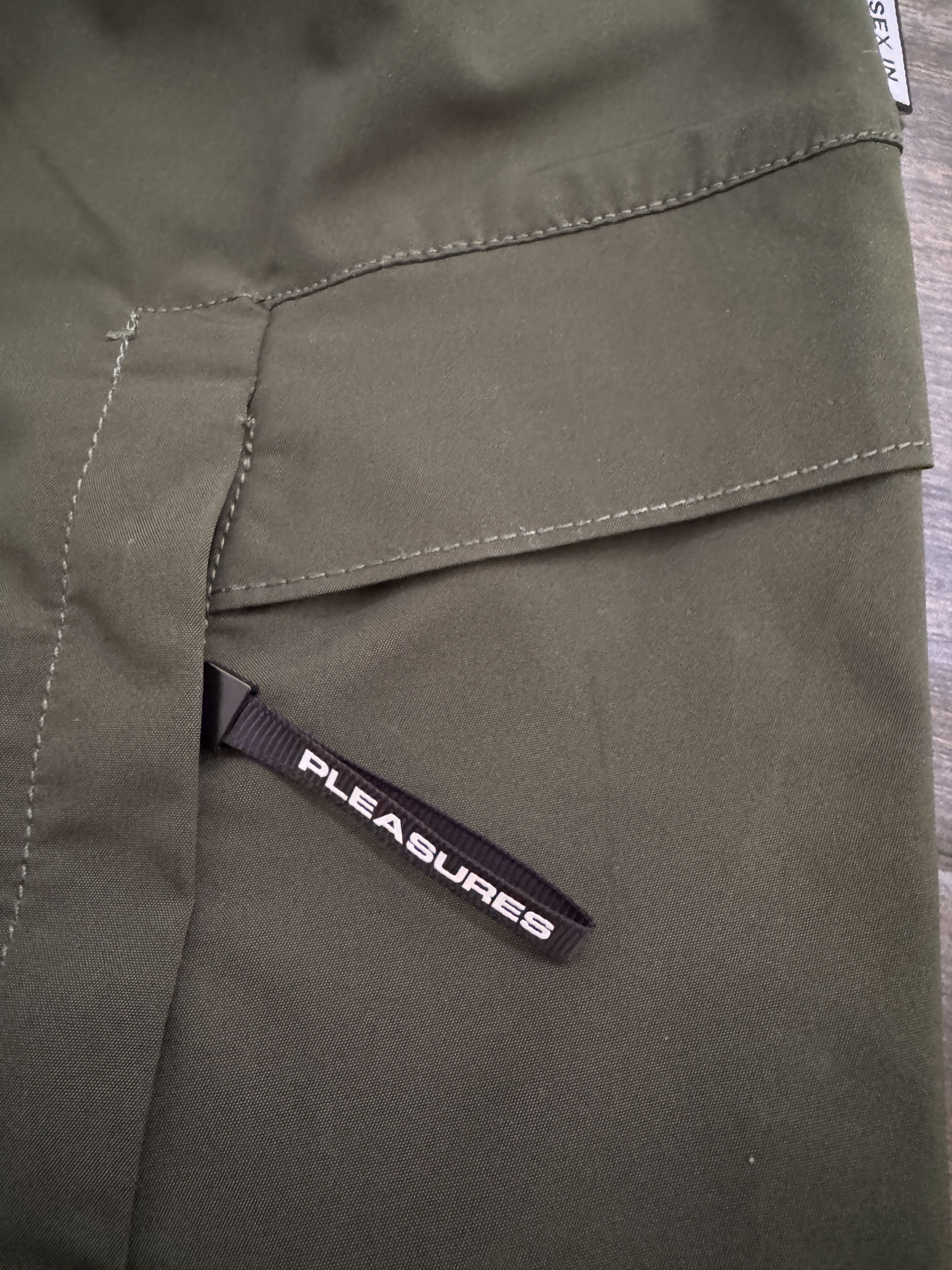 Pleasures Pleasures Sex in Heaven Blackout Hiking Pants Olive Size US 32 / EU 48 - 3 Thumbnail