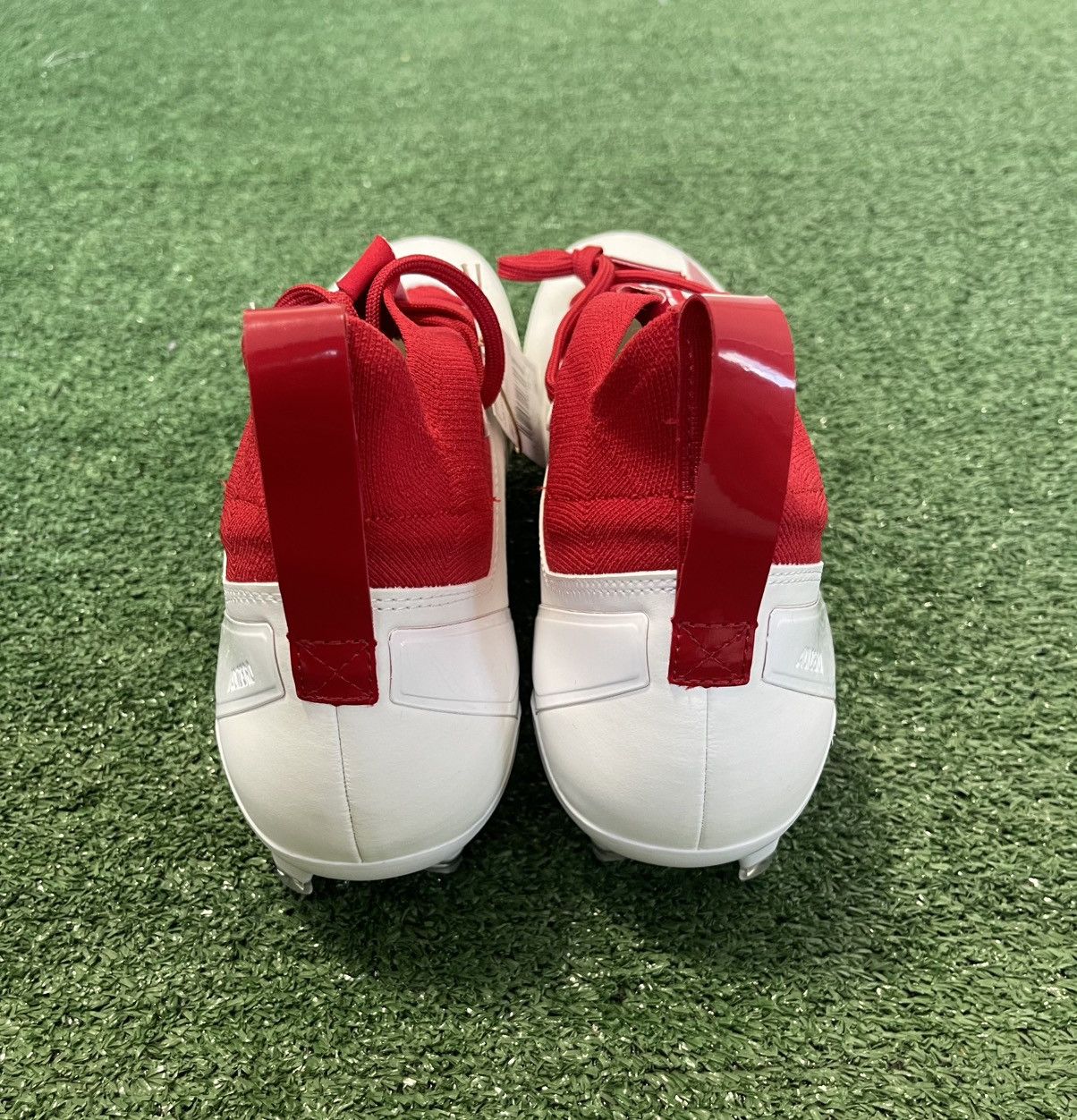 Adidas ADIDAS SM ADIZERO IMPACT+ FOOTBALL CLEATS WHITE RED IH0569 Size US 12 / EU 45 - 4 Thumbnail