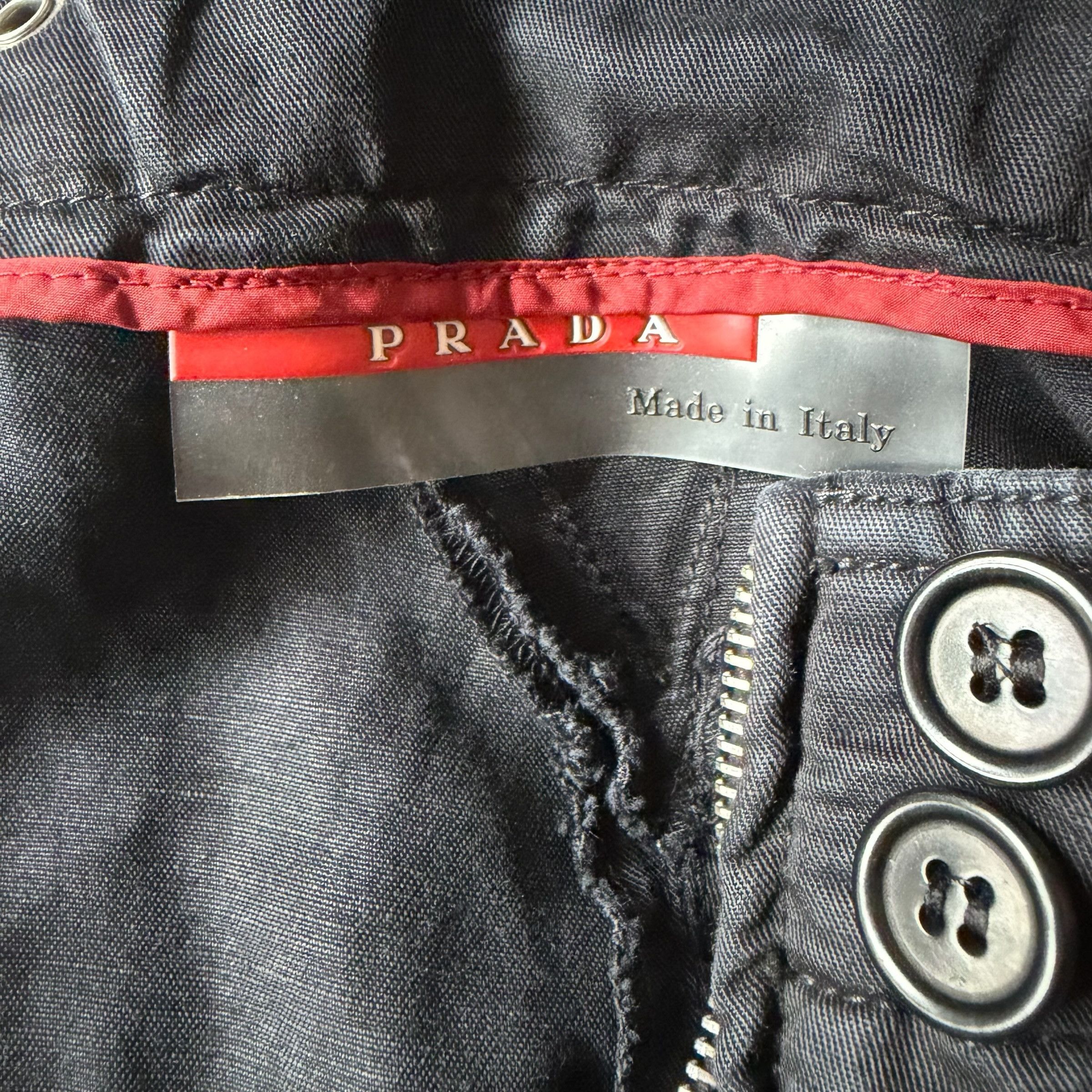 Prada PRADA VINTAGE MULTI ZIPPED BIKER PANTS Size US 28 / EU 44 - 9 Thumbnail