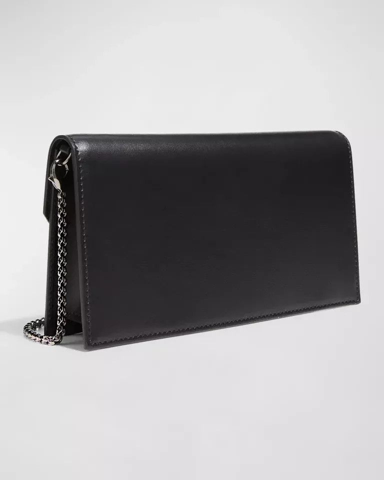 Christian Louboutin o1s1wg111124 Size: OS/ Loubi54 Crepe Clutch in Black Size ONE SIZE - 2 Thumbnail