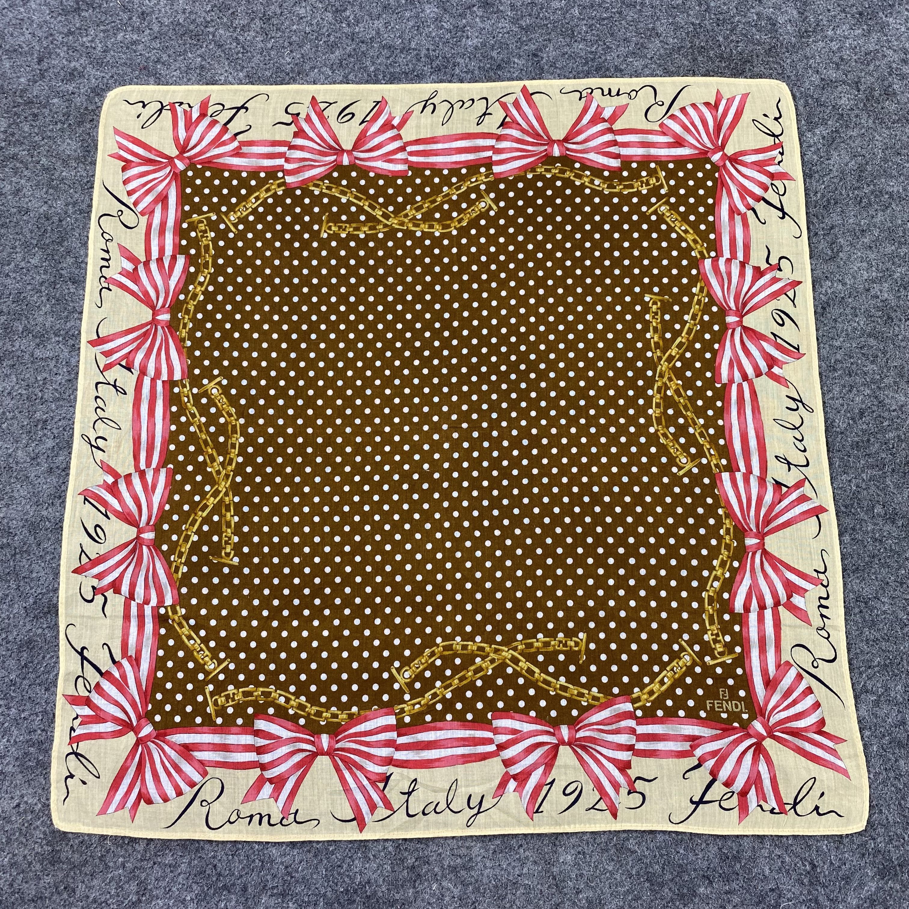 Fendi Fendi Handkerchief / Bandana / Neckerchief-B1151 Size ONE SIZE - 3 Thumbnail