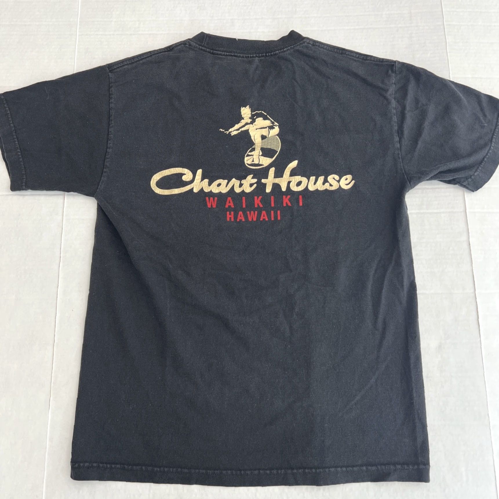 Vintage VINTAGE Alstyle Chart House Restaurant Waikiki Surfer Shirt Black M Men Size US M / EU 48-50 / 2 - 2 Thumbnail