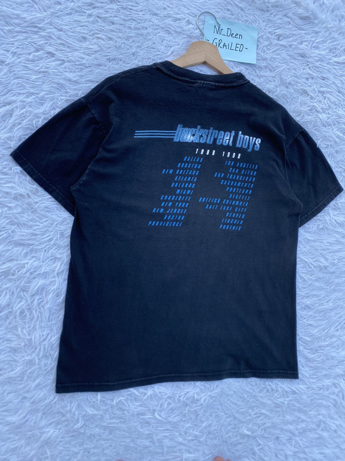Rare Vintage Backstreet Boys Tour 1998 Tshirt