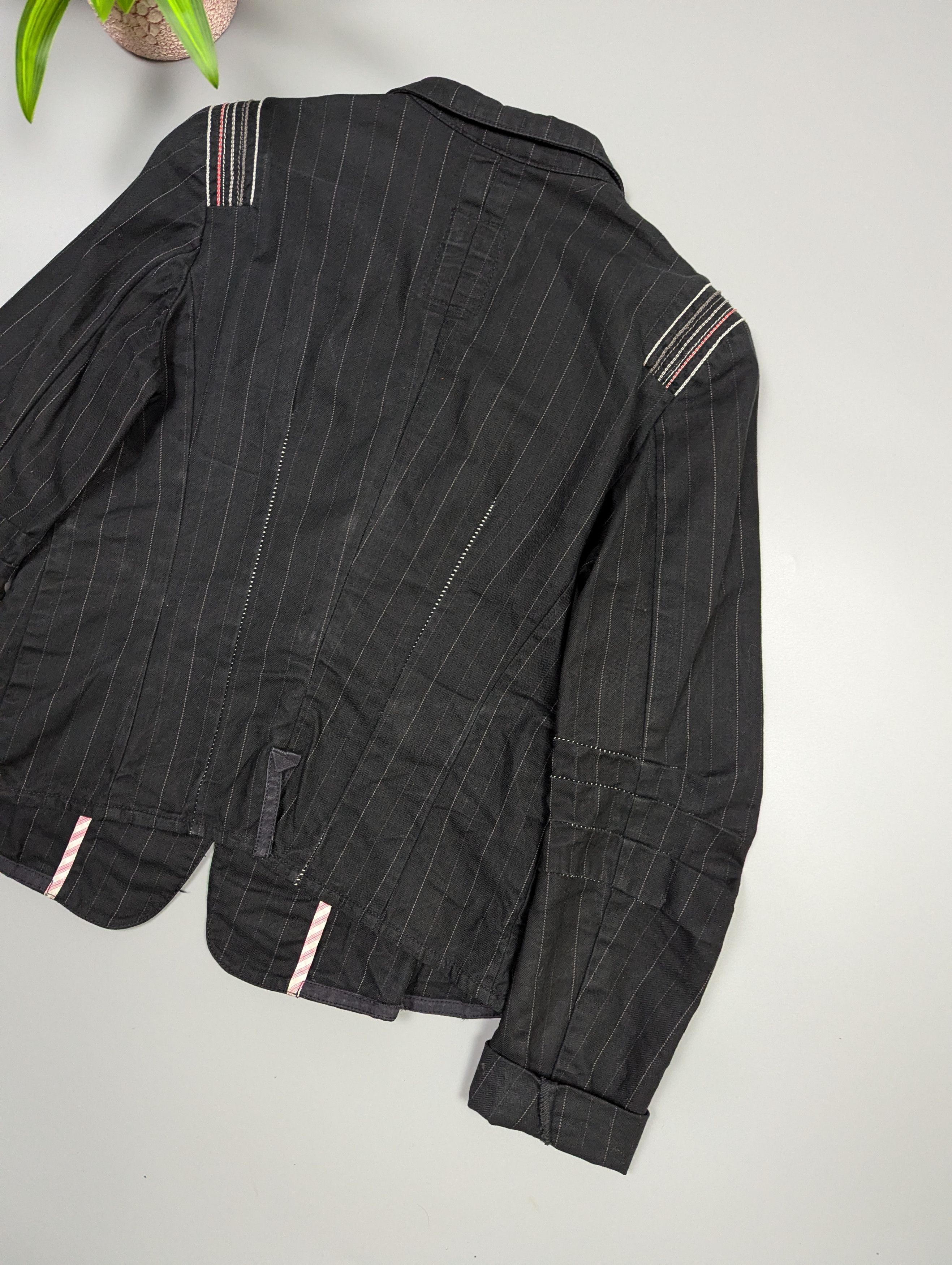 Marithe + Francois Girbaud Rare Marithé François Girbaud Architectural Tailoring Jacket Size XS / US 0-2 / IT 36-38 - 19 Thumbnail