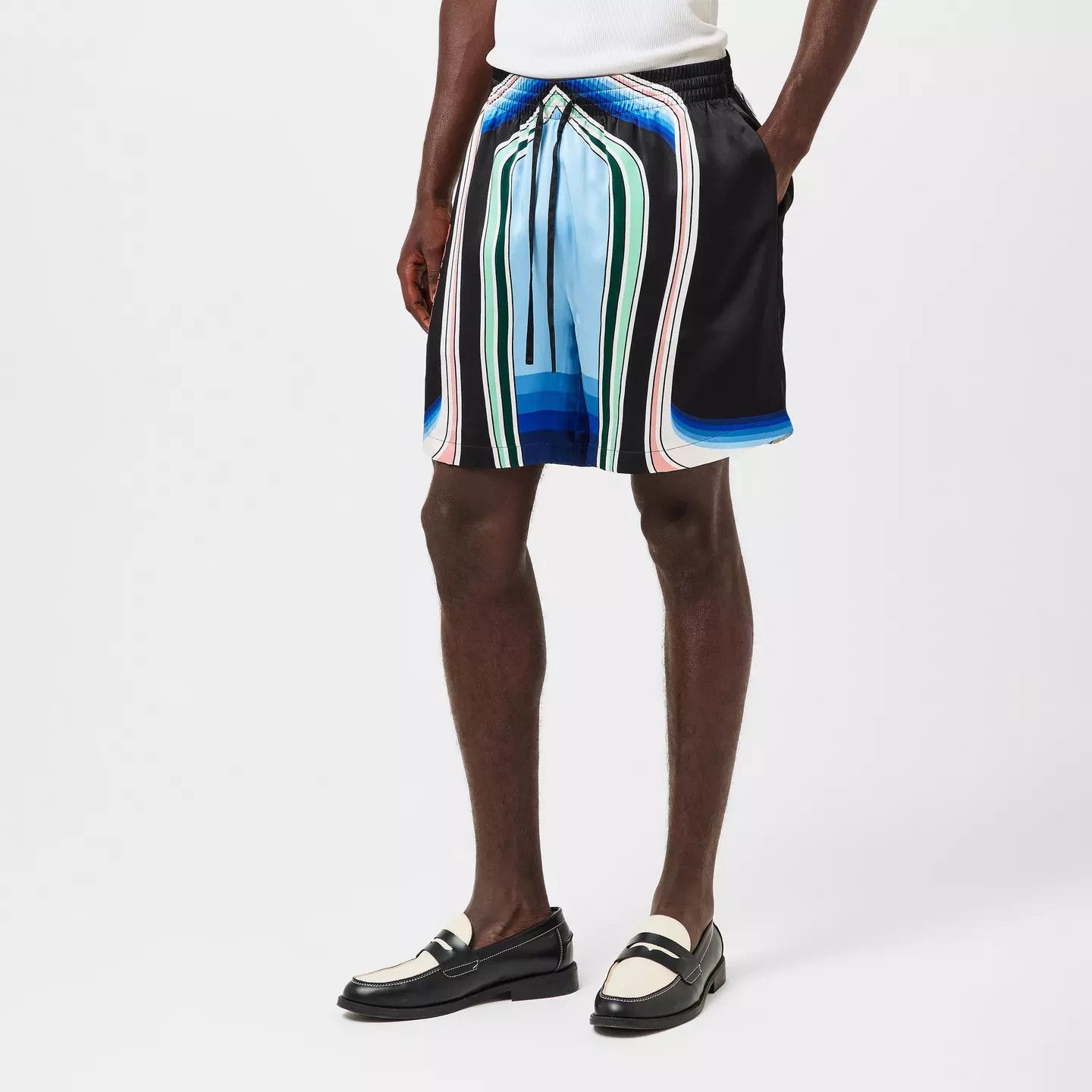 Casablanca o1g2r1mq0426 Woven Elasticated Tracksuit Shorts Multicolor Size US 30 / EU 46 - 3 Thumbnail