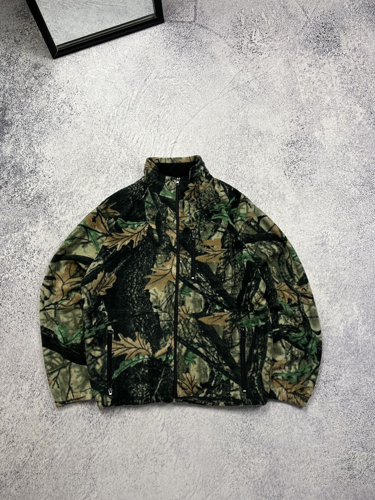 Realtree × Vintage Vintage Realtree Camo Fleece Jacket Streetwear Hype Y2k Size US M / EU 48-50 / 2 - 1 Thumbnail