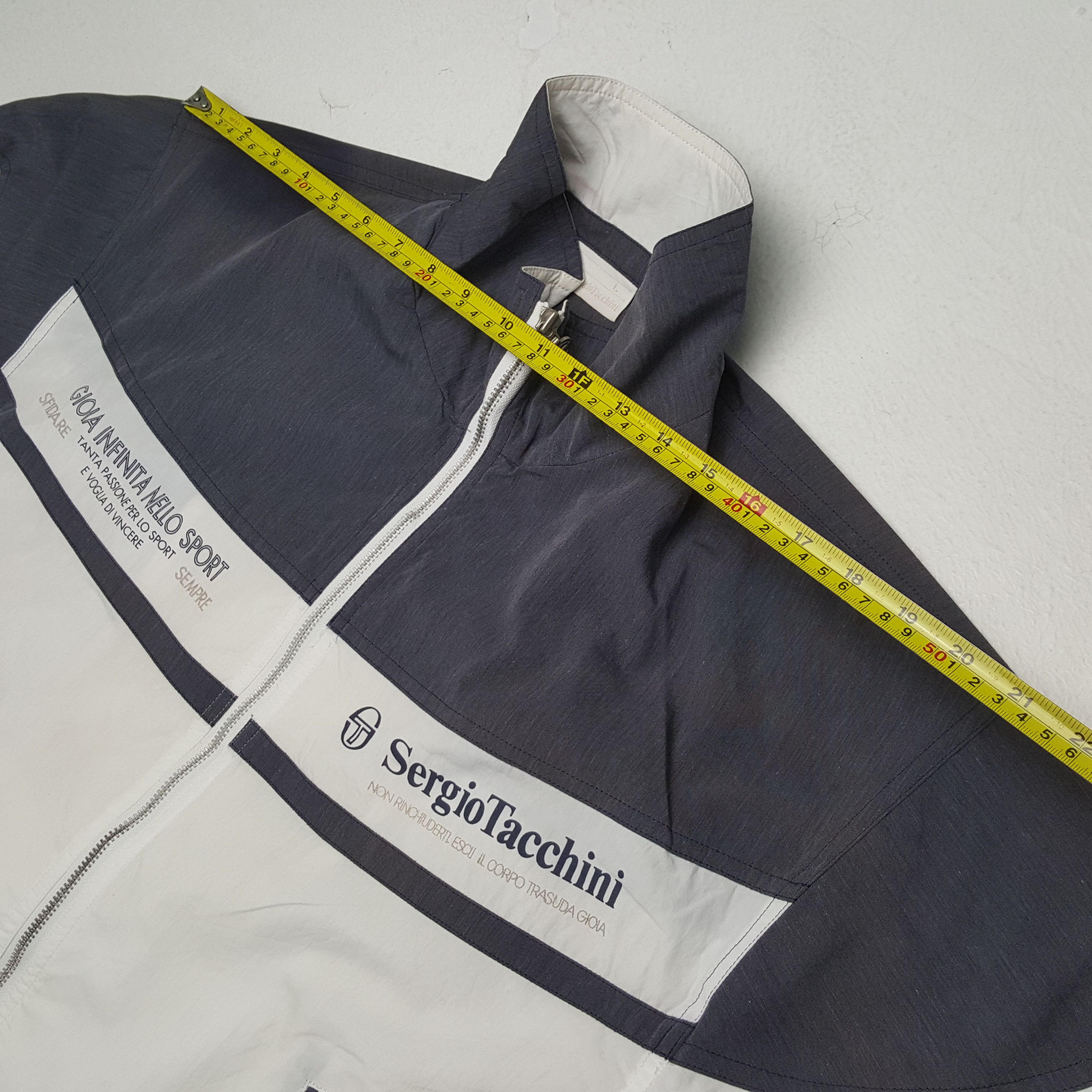 Japanese Brand × Sergio Tacchini × Vintage Vintage SERGIO TACHINI Sportswear Style Windbreaker Jacket Size US M / EU 48-50 / 2 - 4 Thumbnail