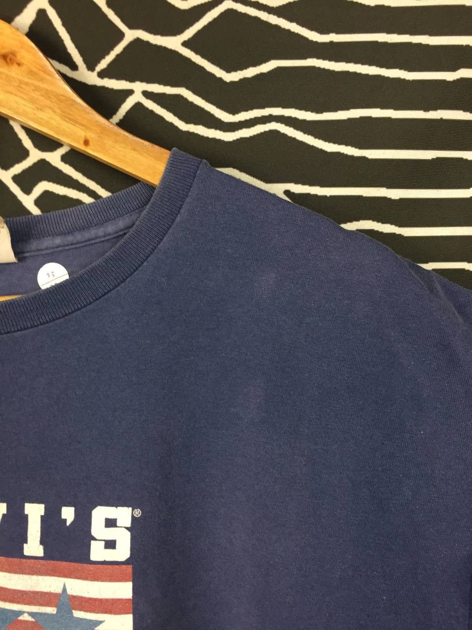 Levi's Vtg Levi’s Jeans USA Stars & Stripes Made In USA Tee Size L Size US L / EU 52-54 / 3 - 5 Thumbnail