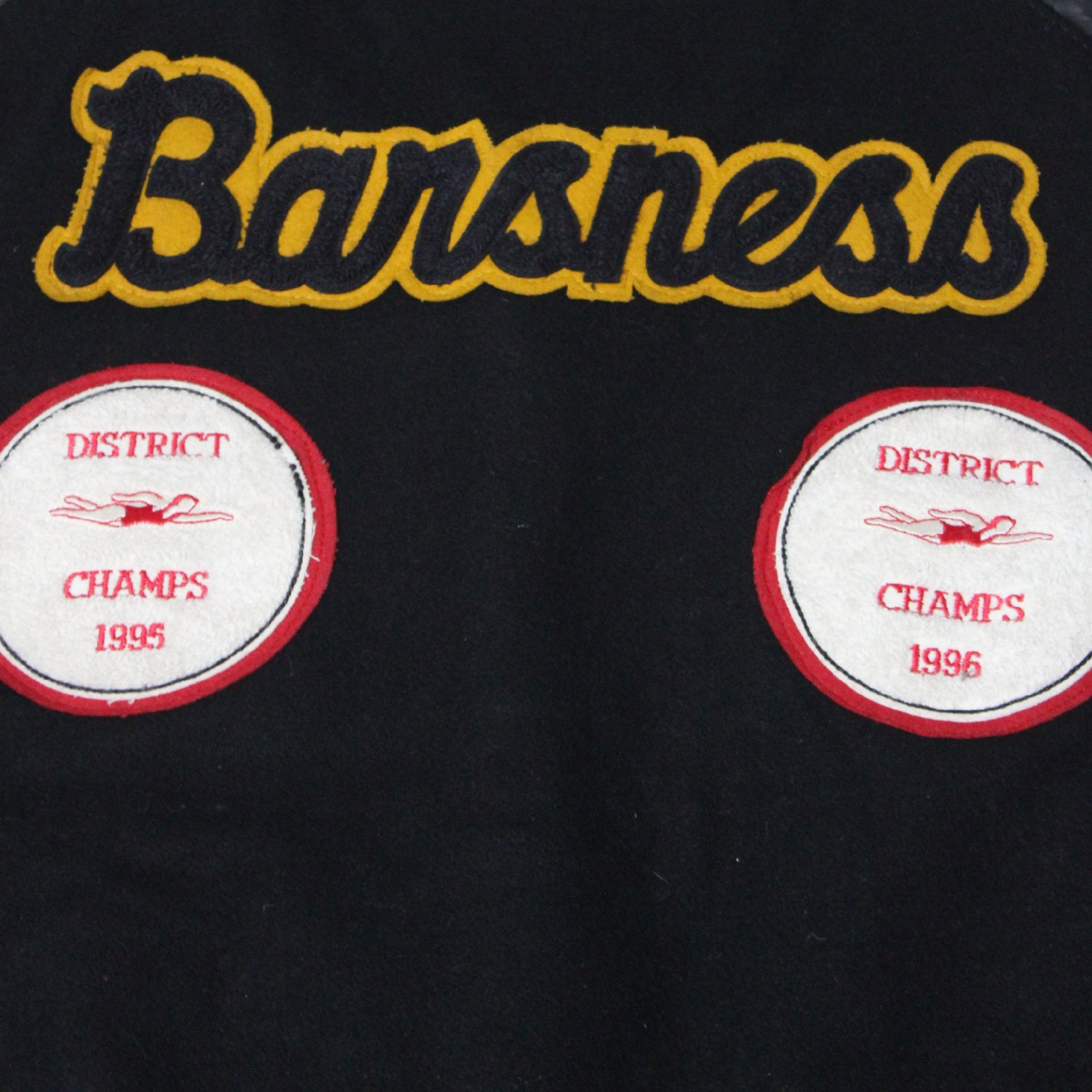 Vintage LATE 90S BARSNESS VARSITY JACKET Size US XL / EU 56 / 4 - 3 Thumbnail