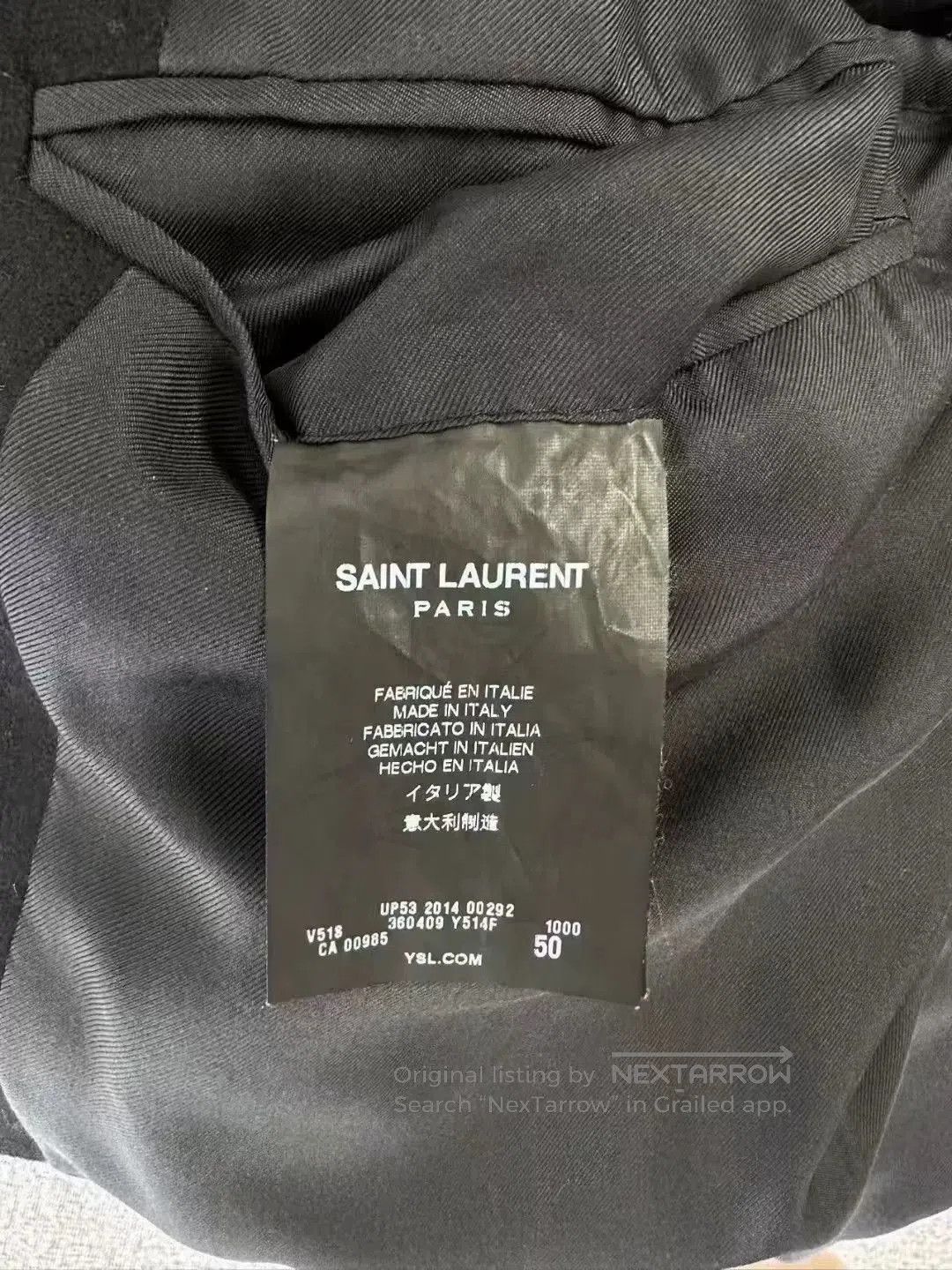 Saint Laurent Paris Saint Laurent Black Velvet Lapel Blazer. Size US M / EU 48-50 / 2 - 4 Thumbnail