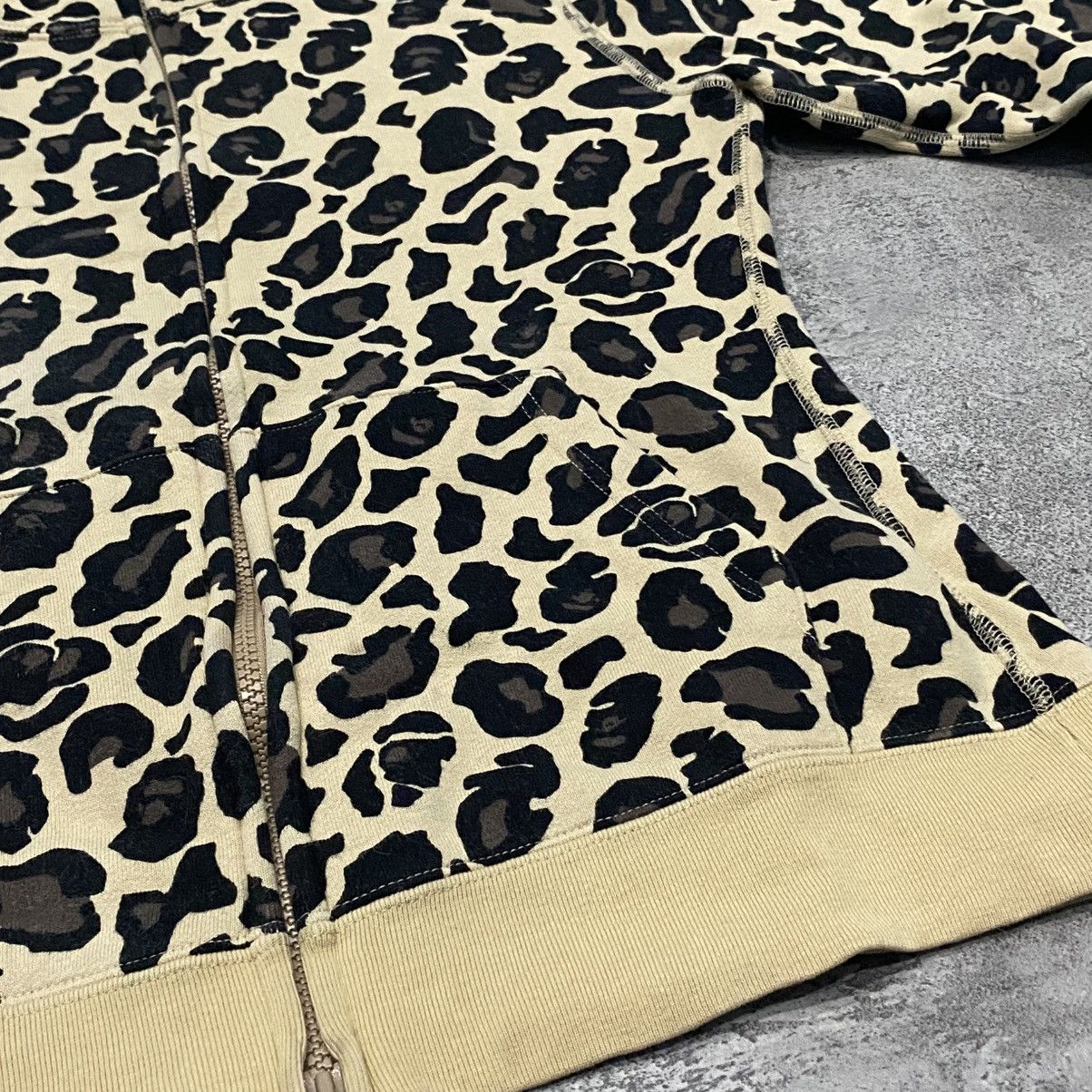 Bape Bape Leopard Camo Hoodie Ladies Fullzip Size XXS / US 00 / IT 34 - 7 Thumbnail