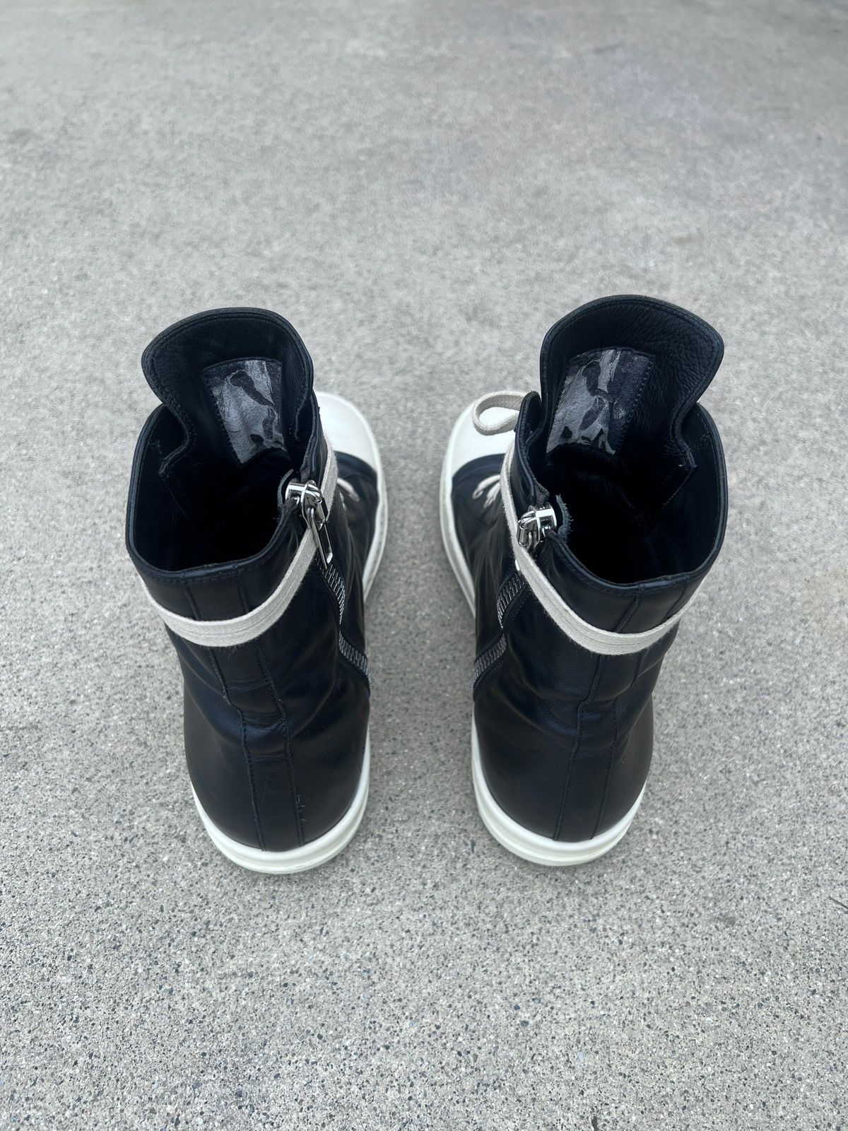 Rick Owens Rick Owens Leather Ramones Size US 10.5 / EU 43-44 - 4 Thumbnail