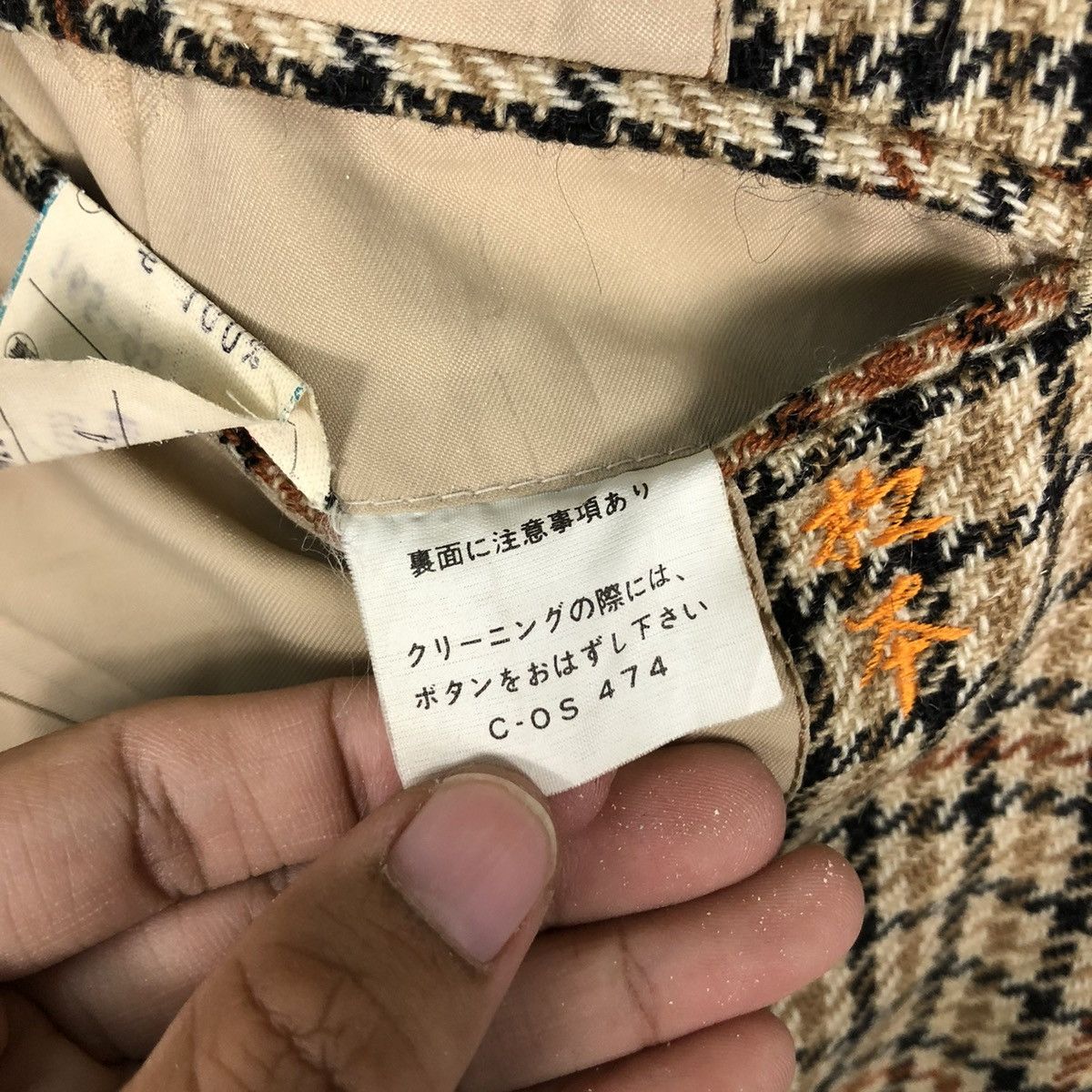 Japanese Brand 🔥VINTAGE DAKS LONDON COATS LEATHER PARTS POCKETS NOVA CHECK Size US S / EU 44-46 / 1 - 24 Thumbnail
