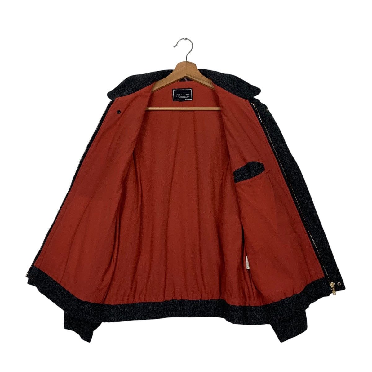 Japanese Brand Vintage 90’s WOOD CUTTER Wool Casual Jacket #2460-C110 Size US M / EU 48-50 / 2 - 11 Thumbnail