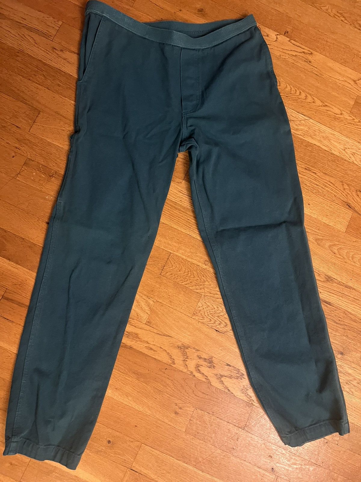 Brain Dead Brain Dead power fist carpenter pants teal Size US 32 / EU 48 - 1 Thumbnail