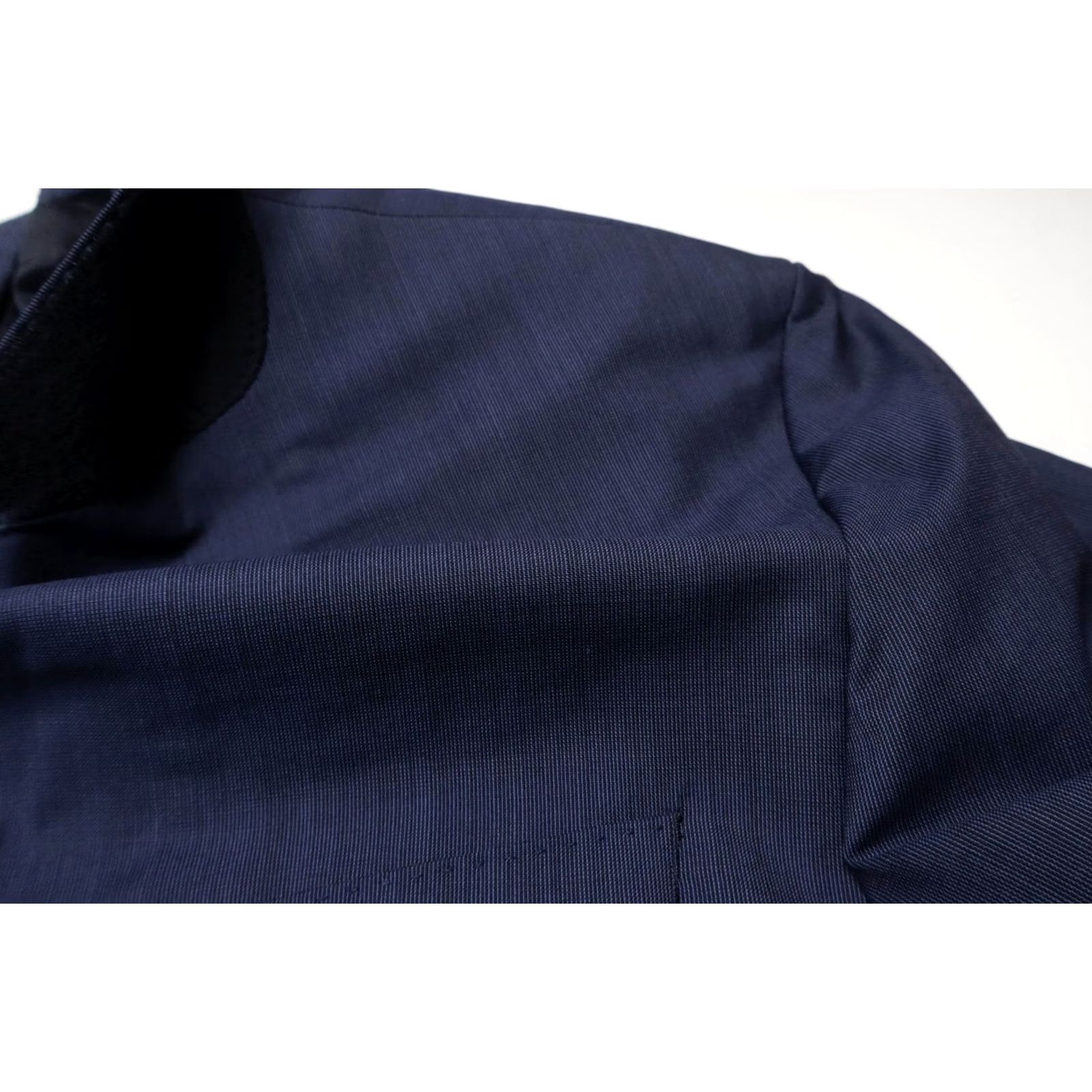 Hugo Boss HUGO BOSS Blazer Men's UK 50 Blue Single-Breasted Pure Wool Inner Pocket Jacket Shirt (Notch Lapel) Size 50R - 7 Thumbnail