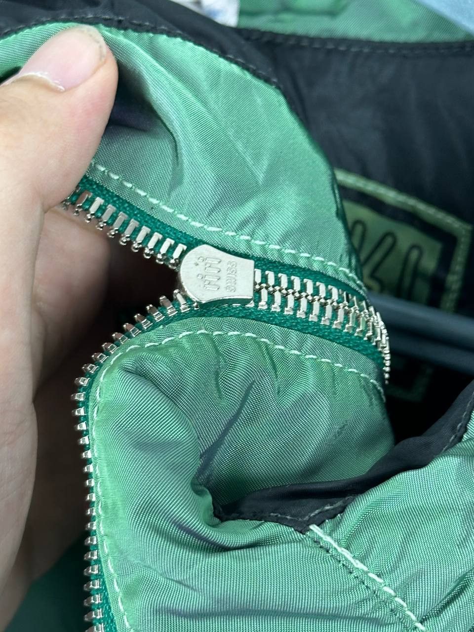 JET SET Vintage JET SET Nylon Metal Ski Green Anorak Light Jacket Size US XL / EU 56 / 4 - 9 Thumbnail