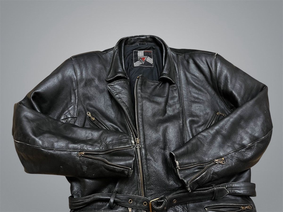 Other Harro Biker Collection 2000 Vintage Leather Jacket (XXL) Size US XXL / EU 58 / 5 - 3 Thumbnail