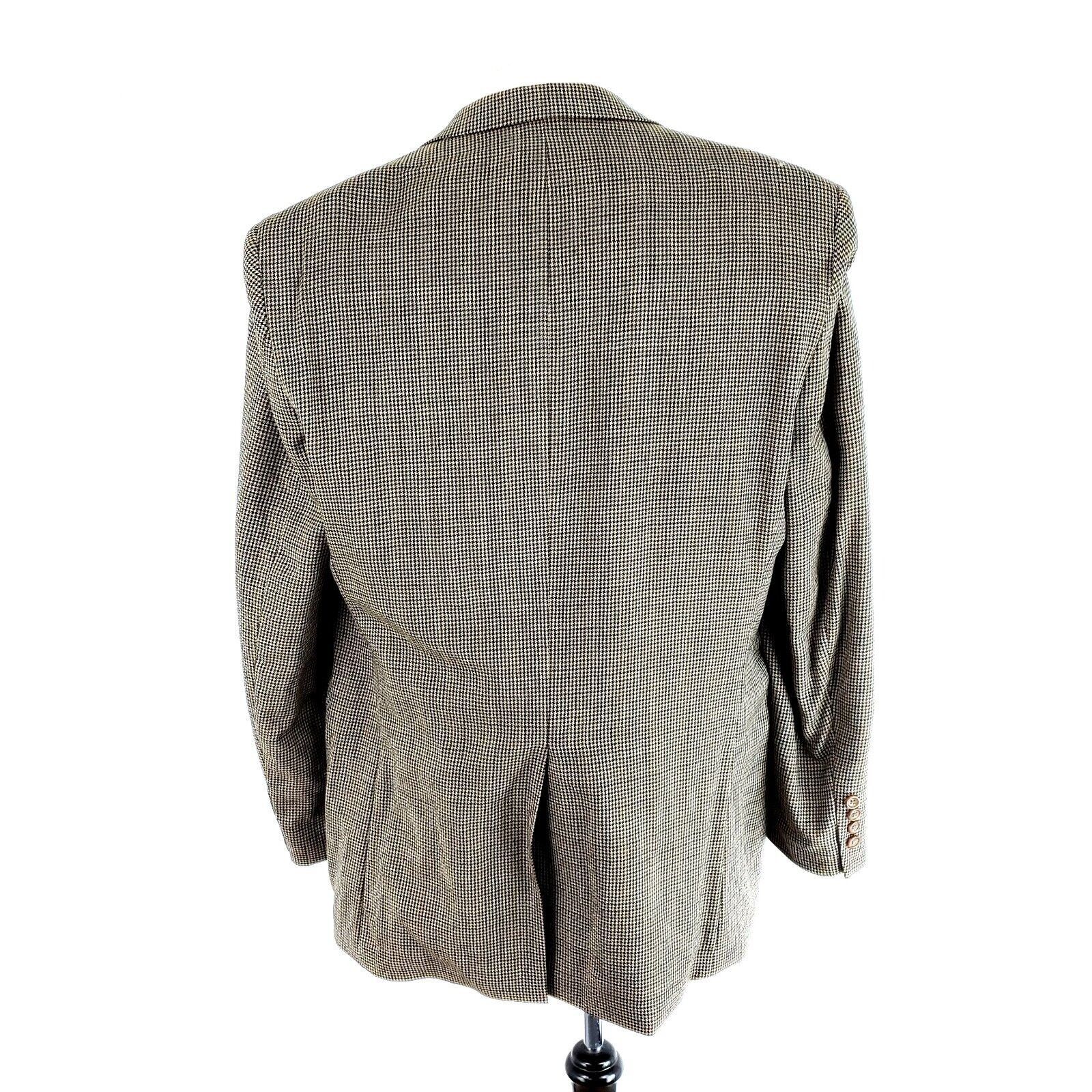 Lauren Ralph Lauren Lauren Ralph Lauren Wool 2 Button Sport Coat 42L Tan Multico Size 42L - 5 Thumbnail