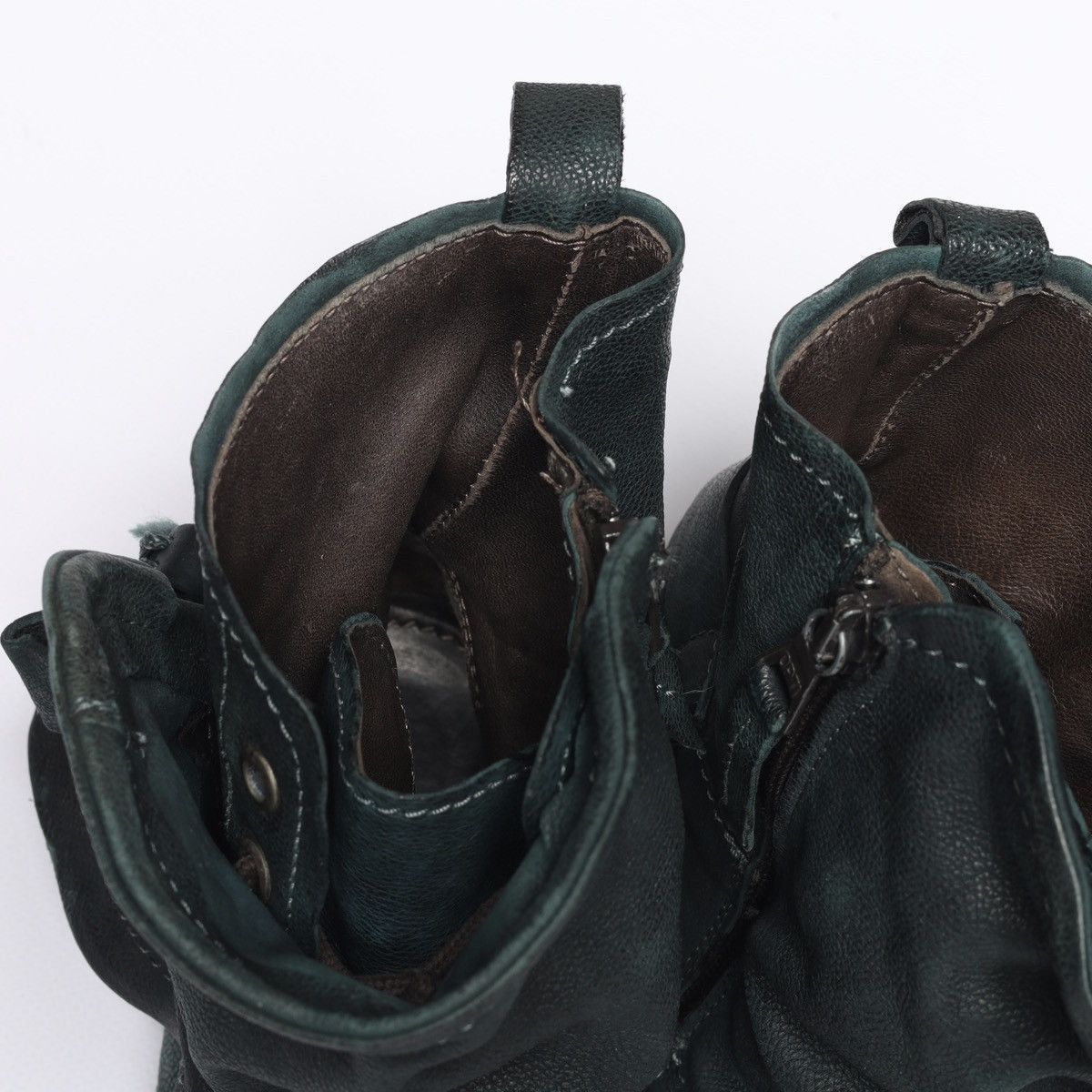 A.S.98 A.S.98 Airstep Green Ankle Boots Saintec Leather Shoes as98 Size US 9 / IT 39 - 9 Thumbnail