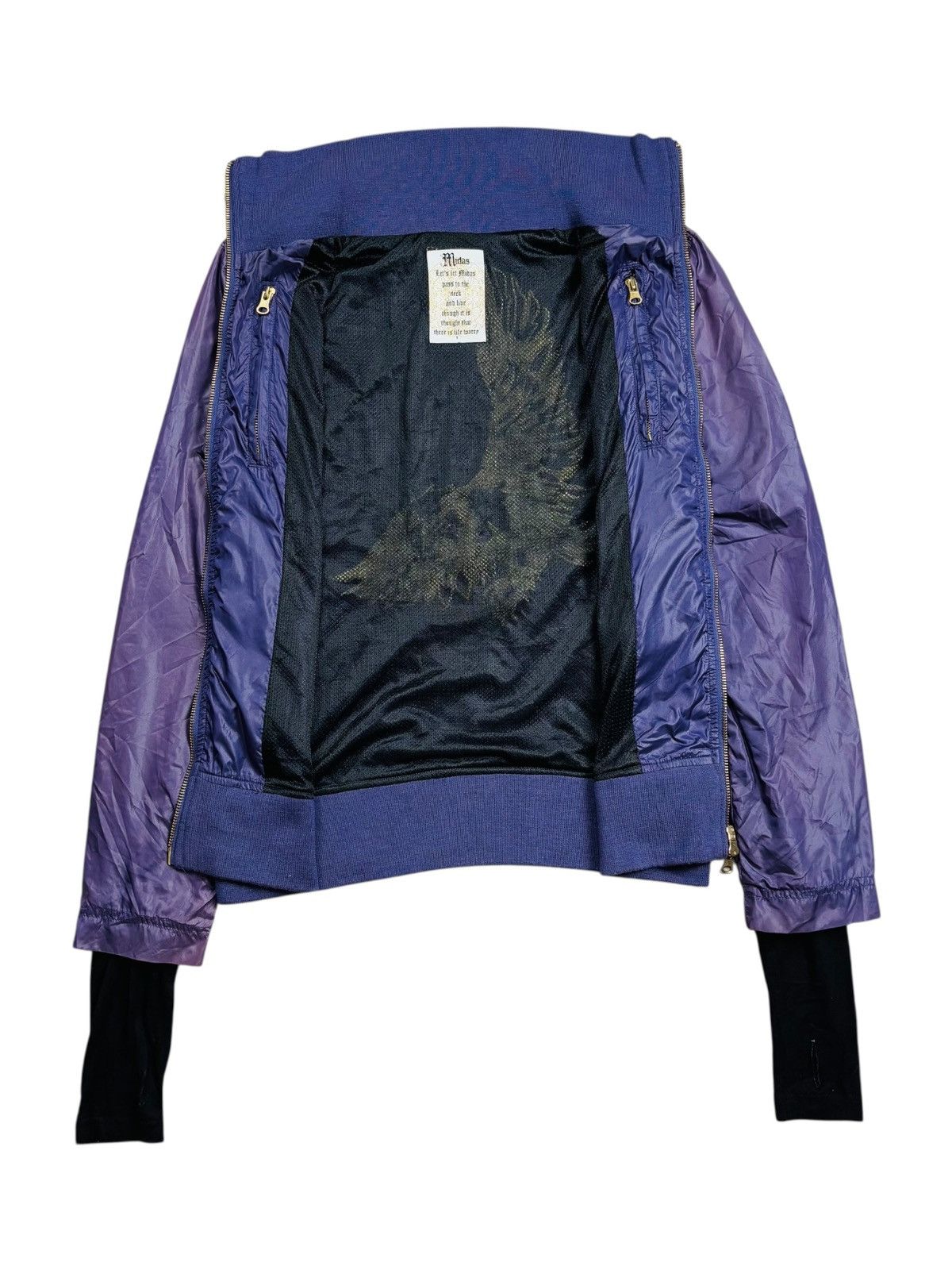 If Six Was Nine Archive Midas - Thumbhole Eagle Embroidery Purple Jacket Size US M / EU 48-50 / 2 - 2 Thumbnail