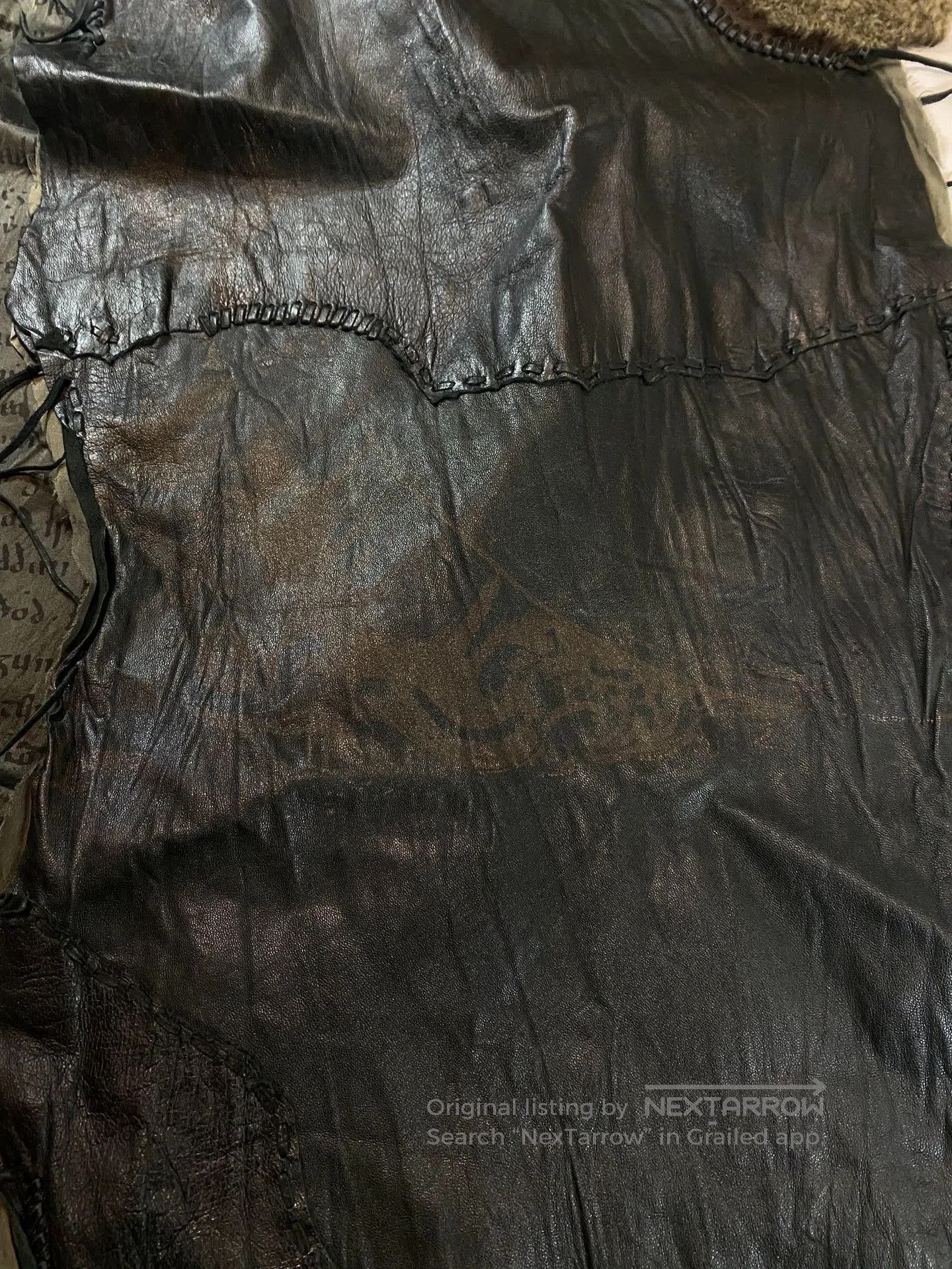 Other 14th Addition Leather Scarf. Size ONE SIZE - 3 Thumbnail