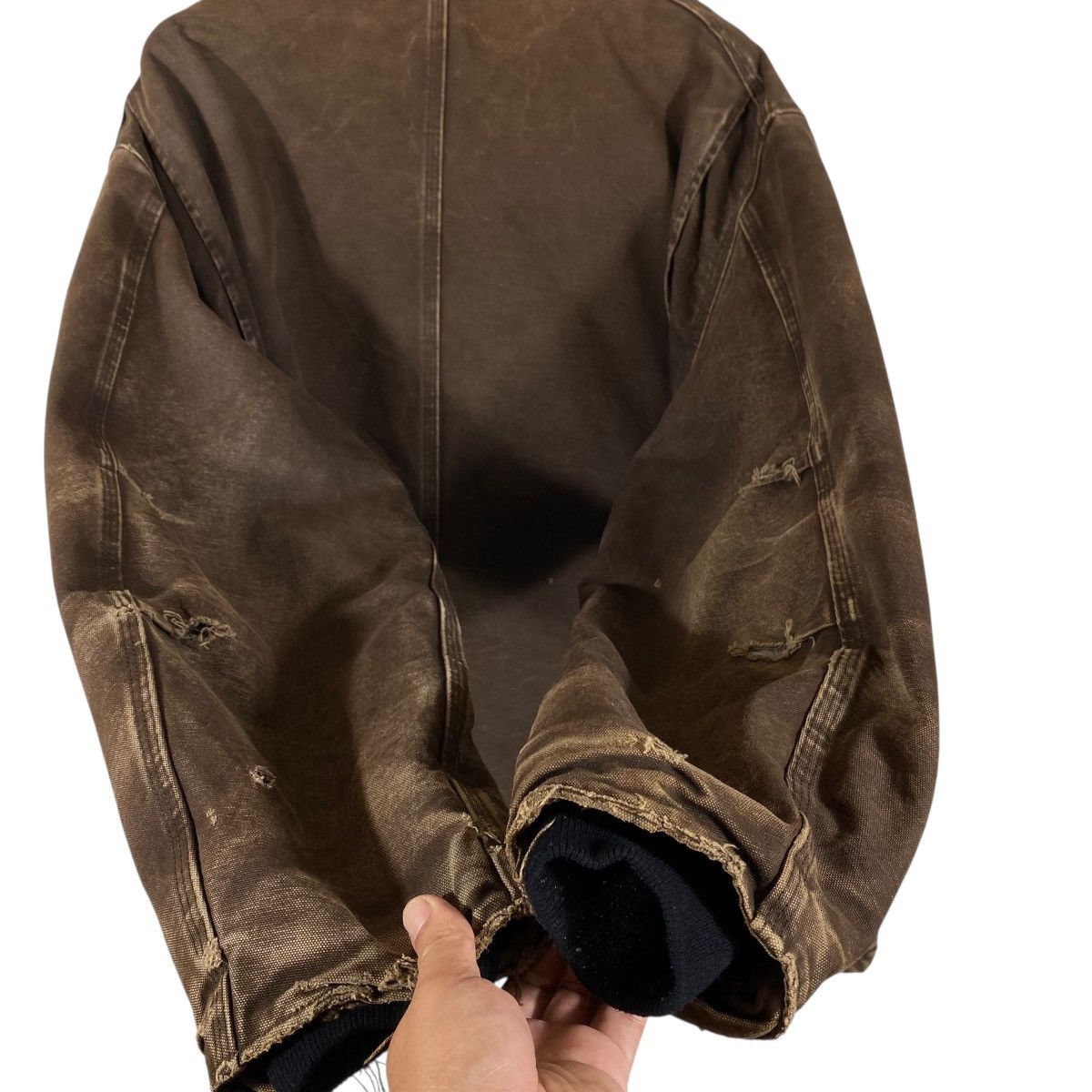 Carhartt Vintage Carhartt C26 DKB Mocha Dual Zip Quilted Workwear Size US XL / EU 56 / 4 - 20 Thumbnail