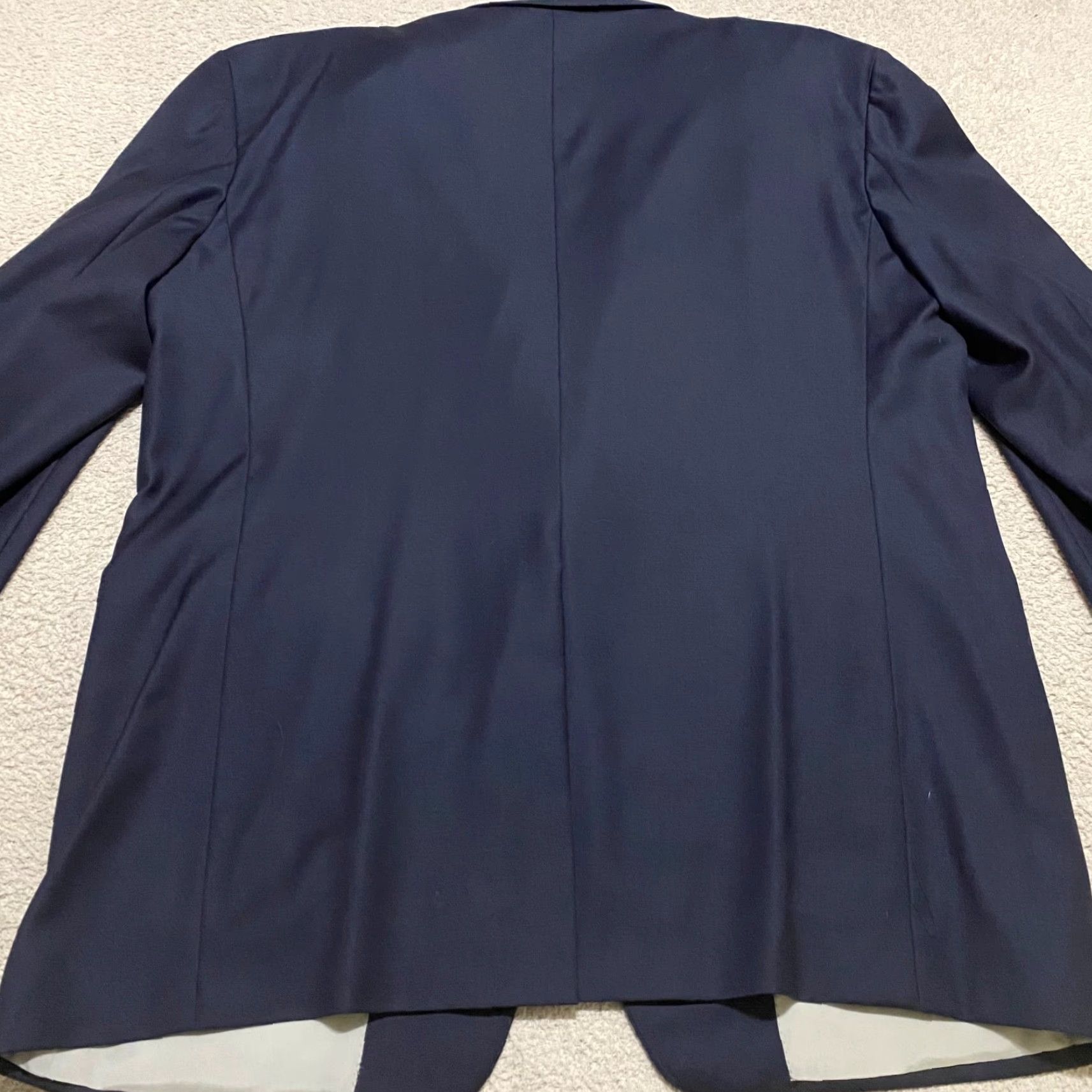 Loro Piana Loro Piana Blazer Mens 46 Long Blue 2-Button 4-Button Sleeve Wool 100% Wool Single-Breasted Front Flat Front Double-Vented Jacket Size US XXL / EU 58 / 5 - 2 Thumbnail