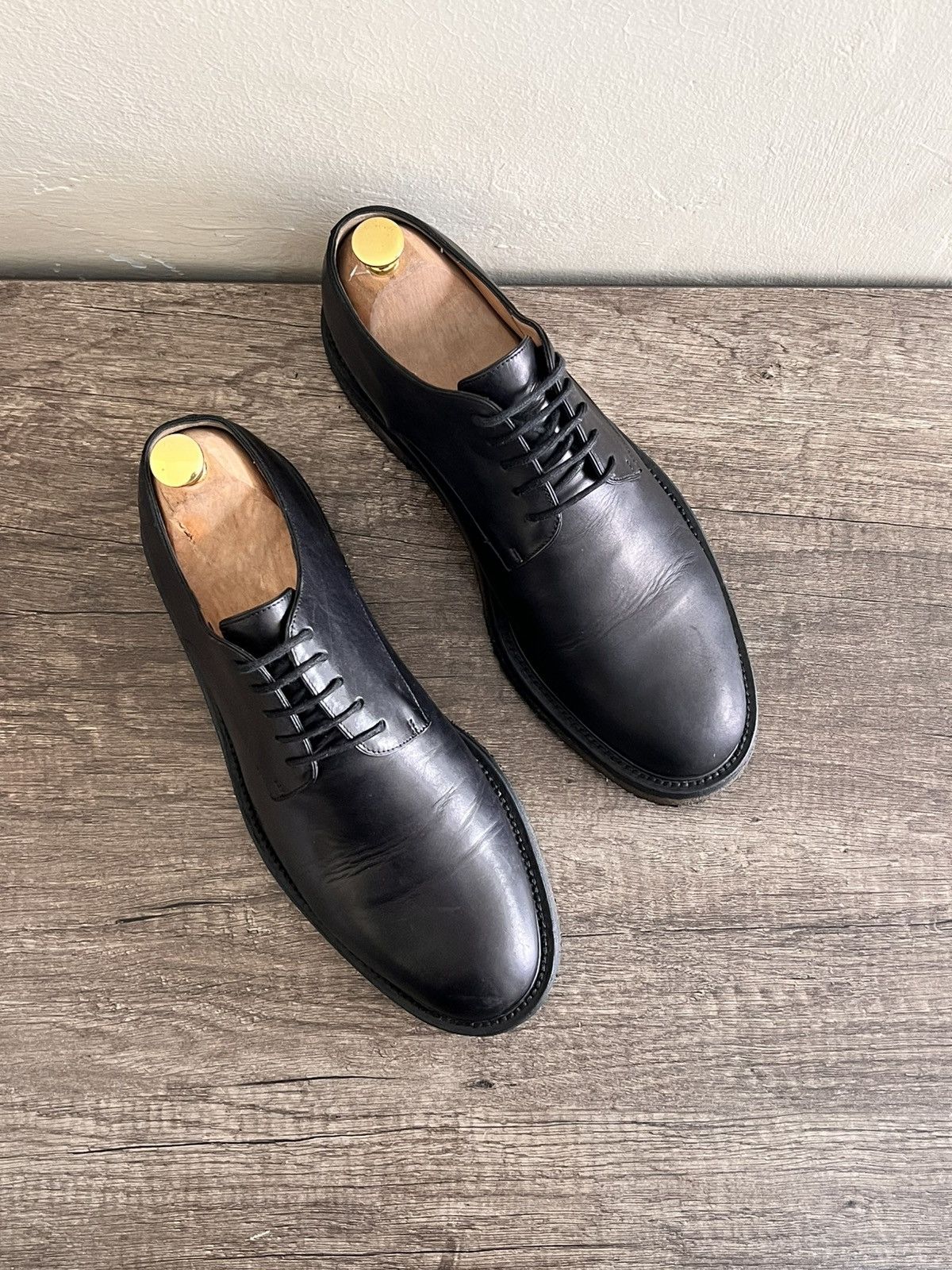 Dries Van Noten Dries Van Noten Leather CrepeSole Derbies Size US 8 / EU 41 - 5 Thumbnail